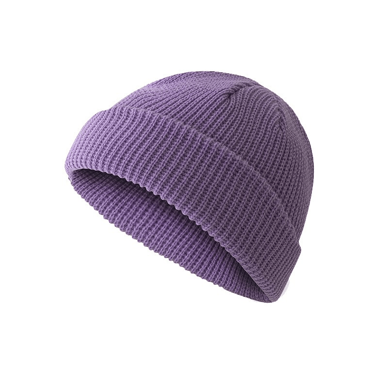 Retro Dome Warm Short Woolen Toe Hat