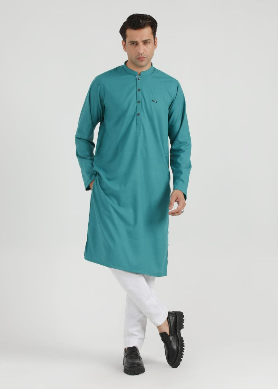 wash & wear Kurta in Sea green