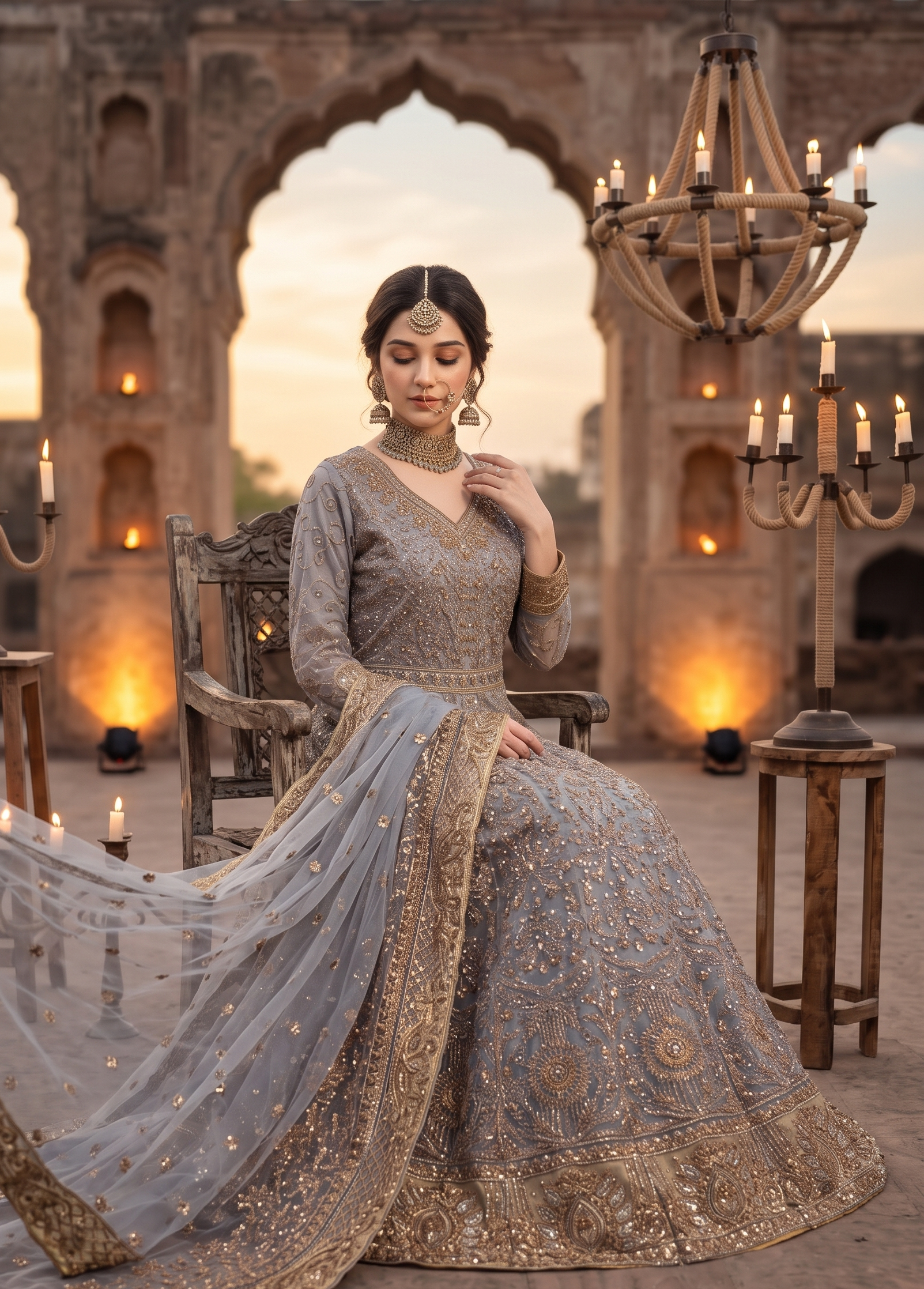 net Maxi in Grey