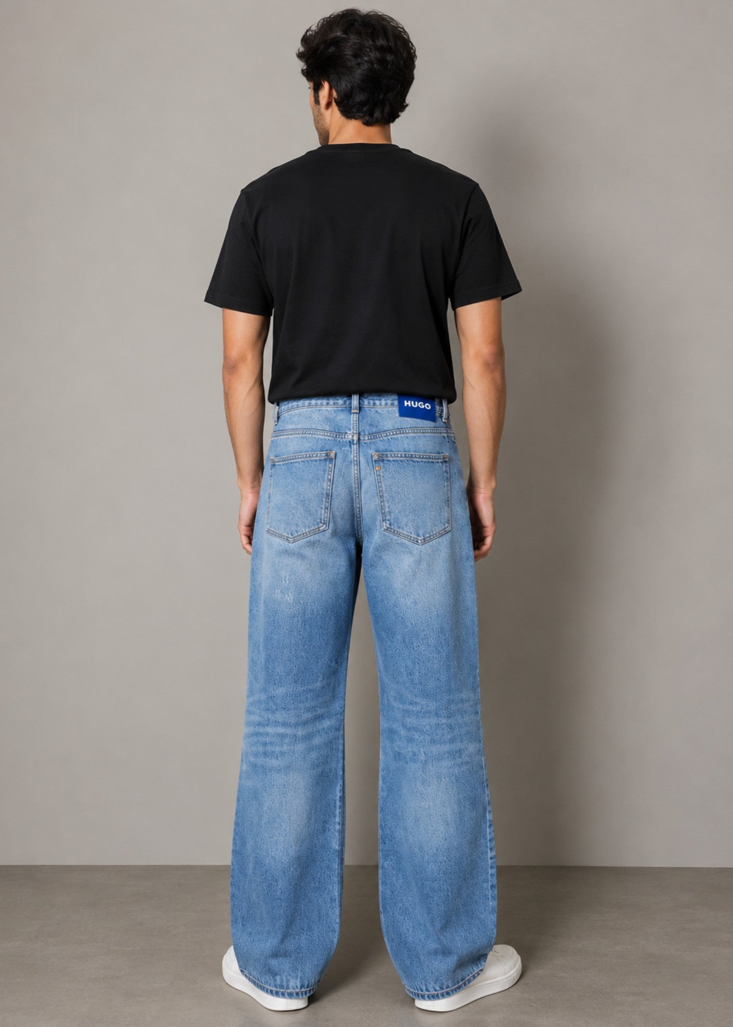 cotton Jeans in Light blue