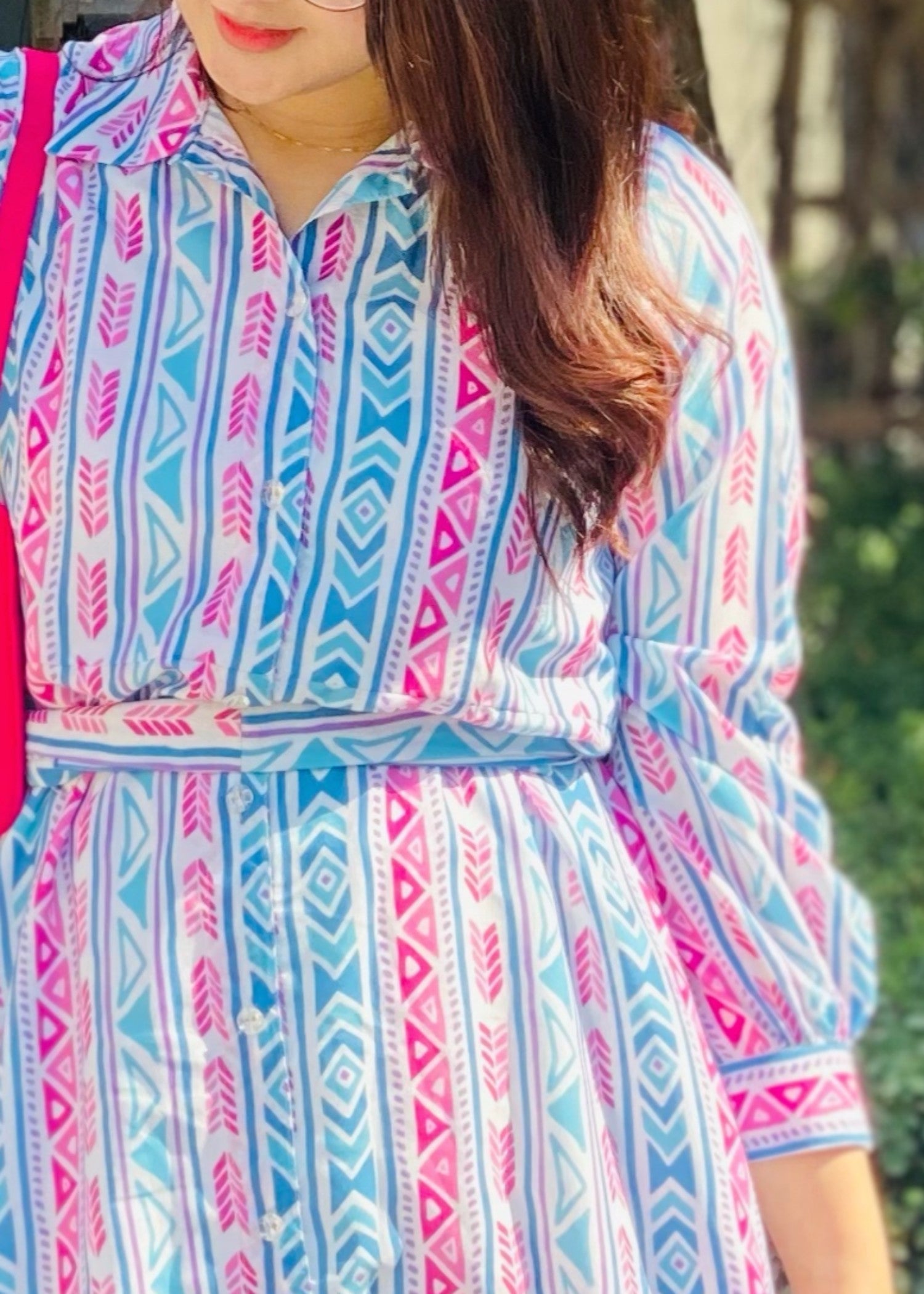 cotton viscose Dress in White