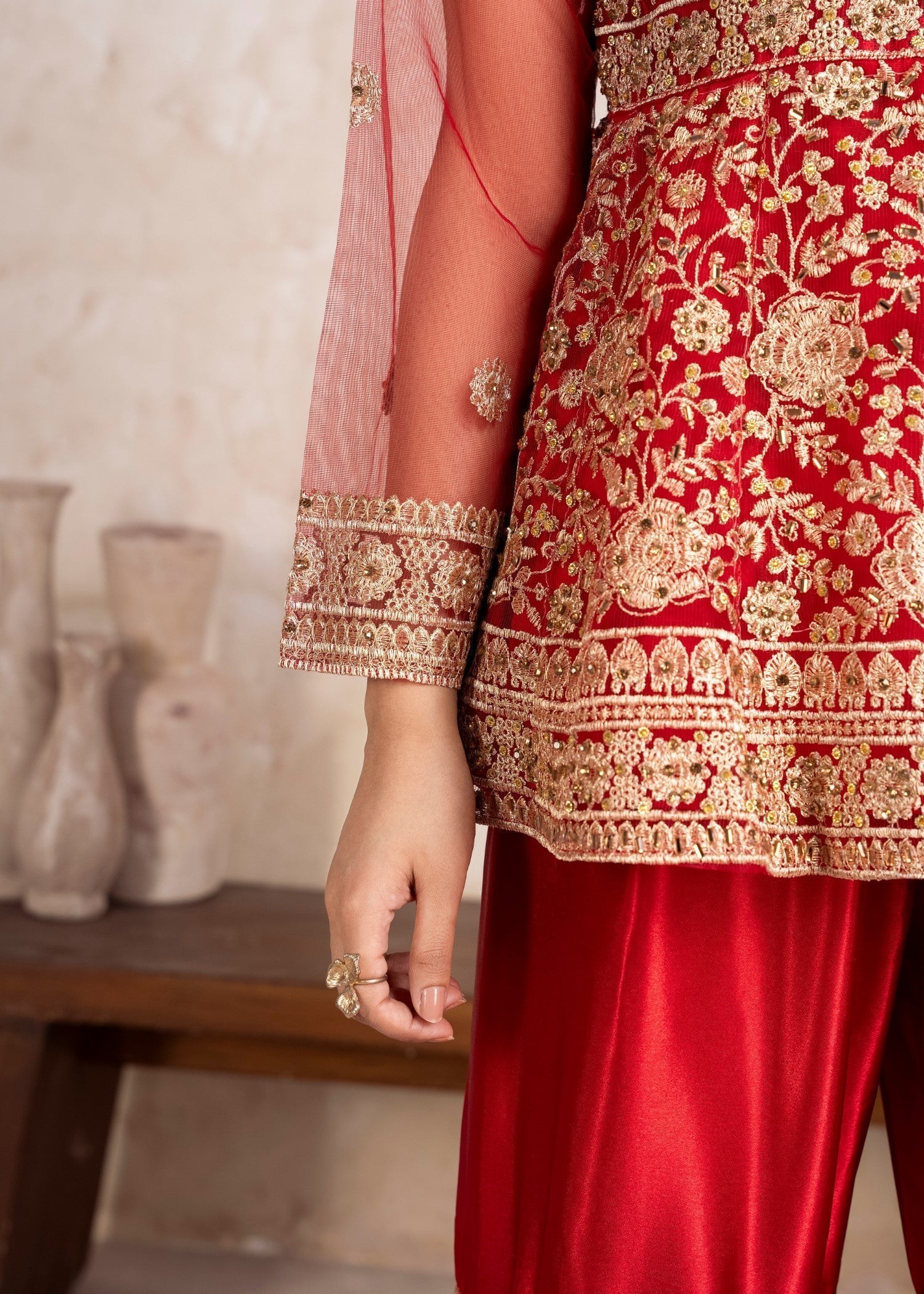 net Gharara in Red