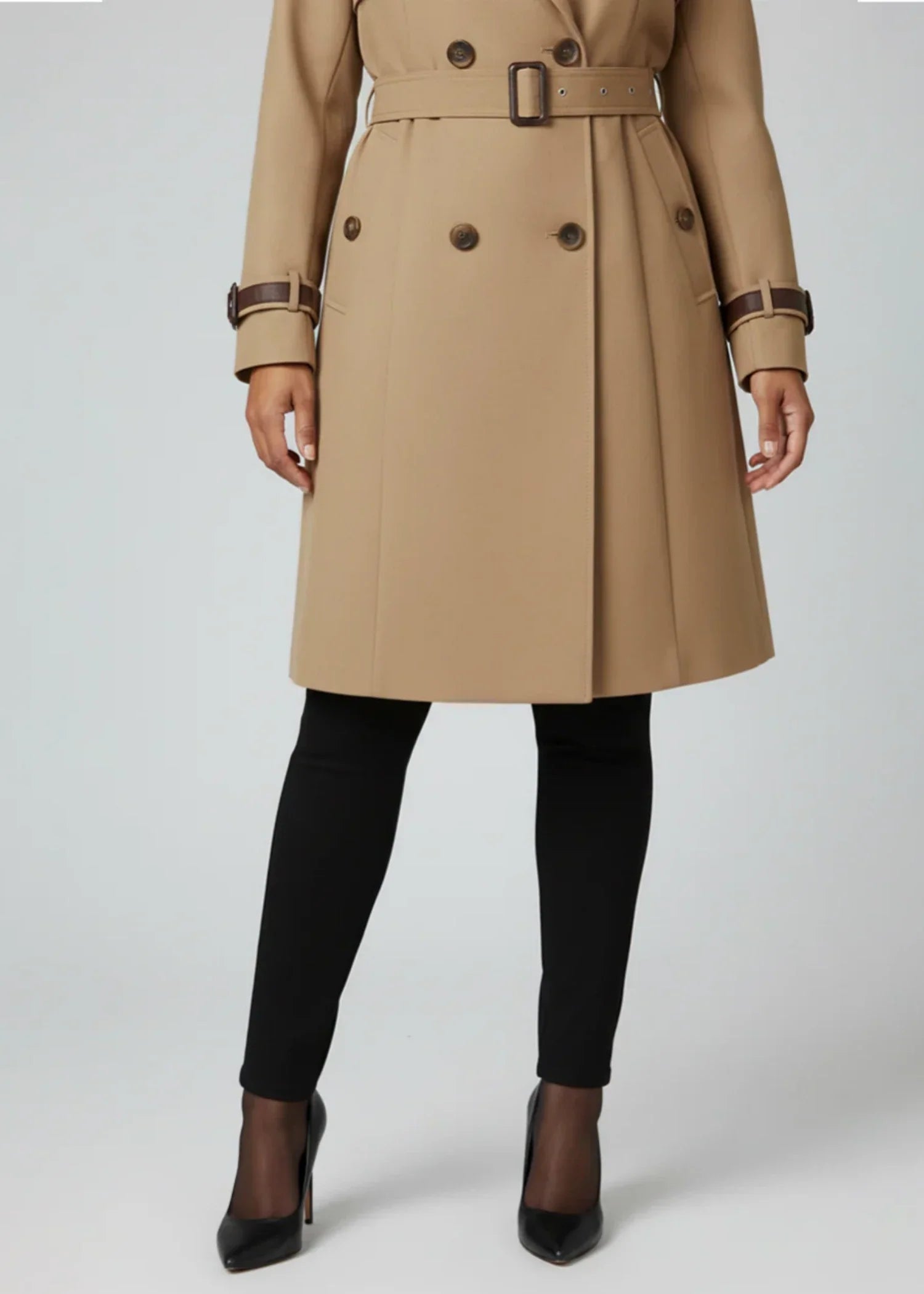 cotton Coat in Beige