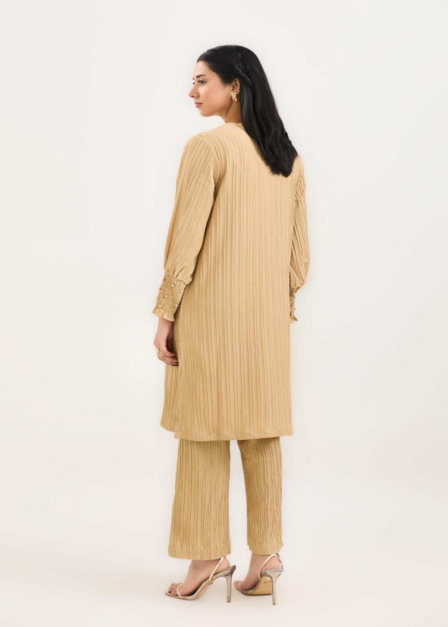 polycotton Co Ord Sets in Tan brown