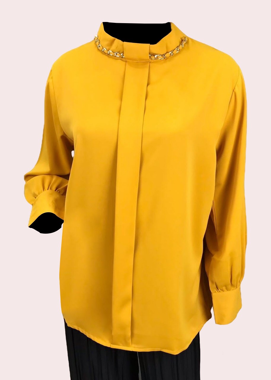 rayon Tunic in Mustard