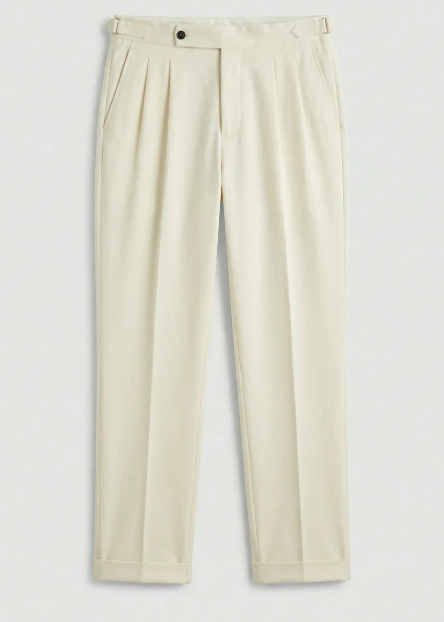 polyester Pants in Beige by Hustle N Holla
