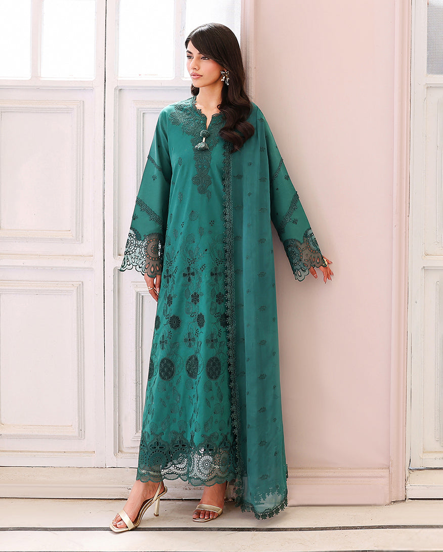 Veil of Summer Chikankari Lawn Edit – Whispered Veil