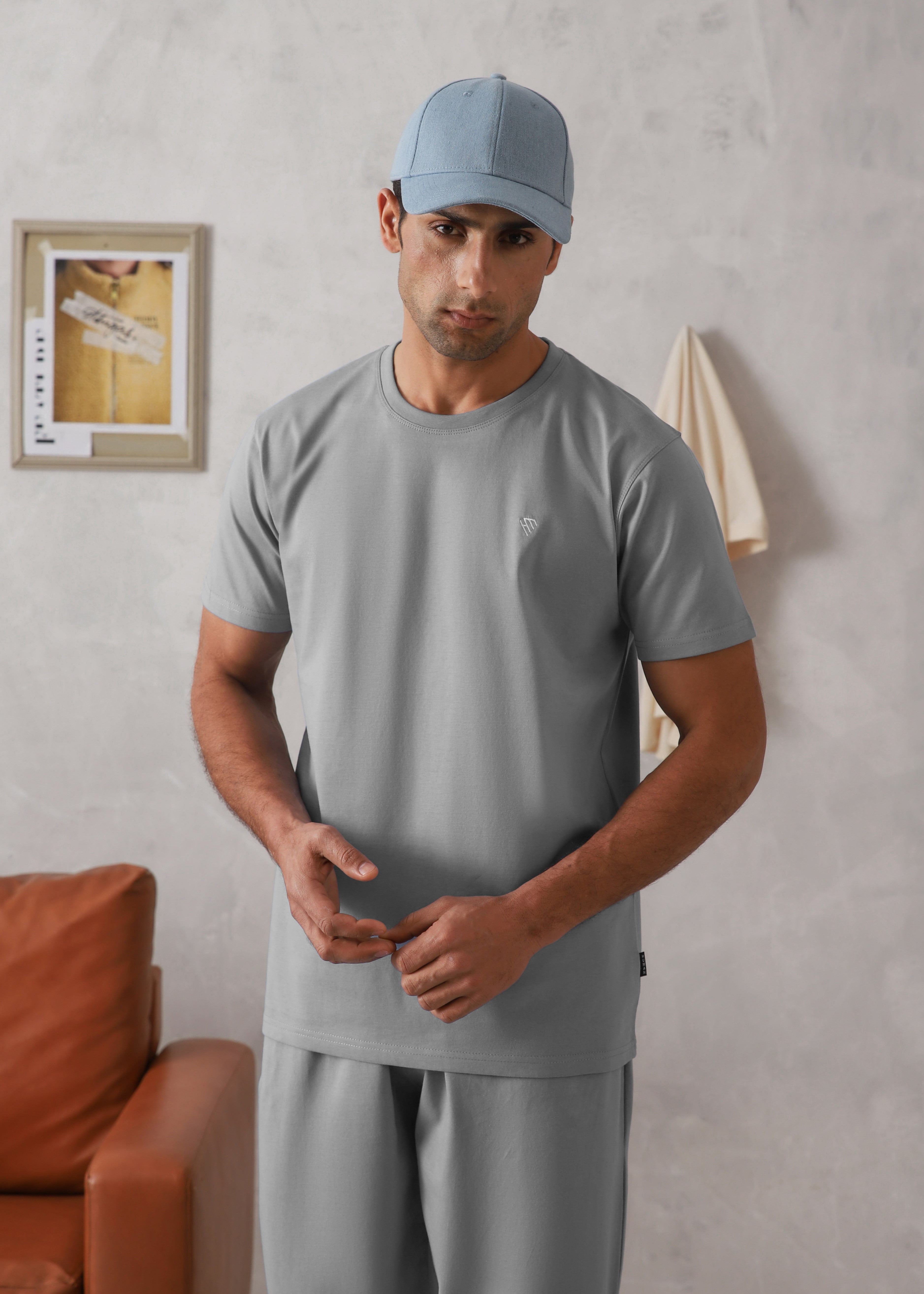 cotton Tracksuit in Ash grey