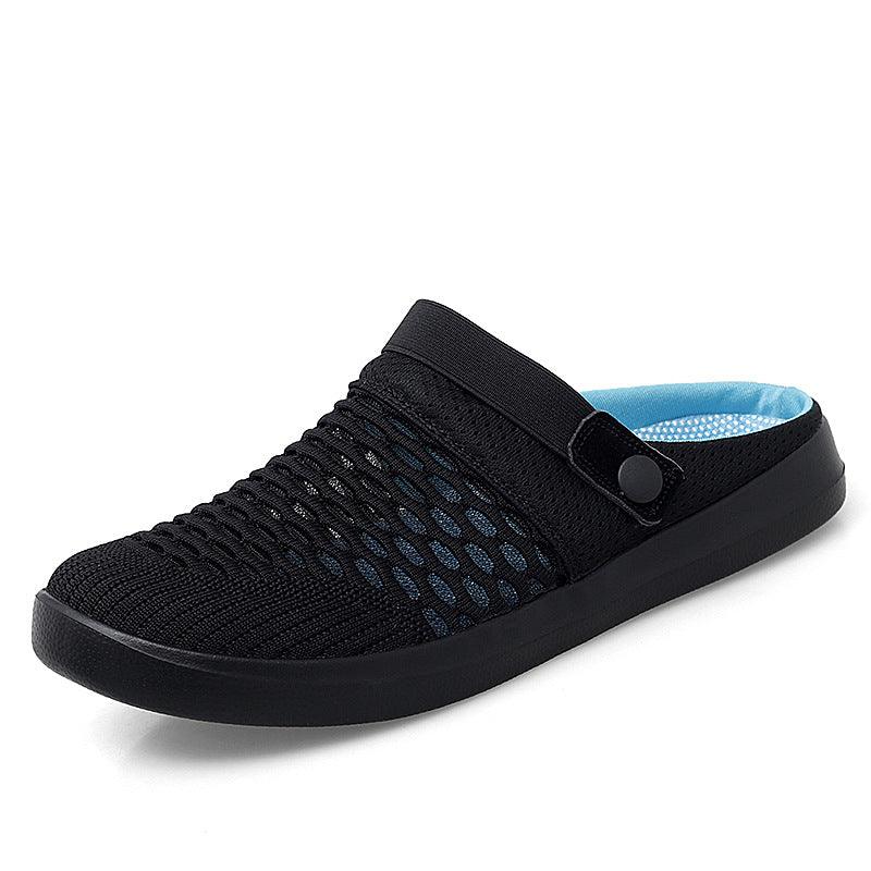 Baotou Half Slippers Flat Non-heel Lazy Fashion Casual Non-slip Sandals