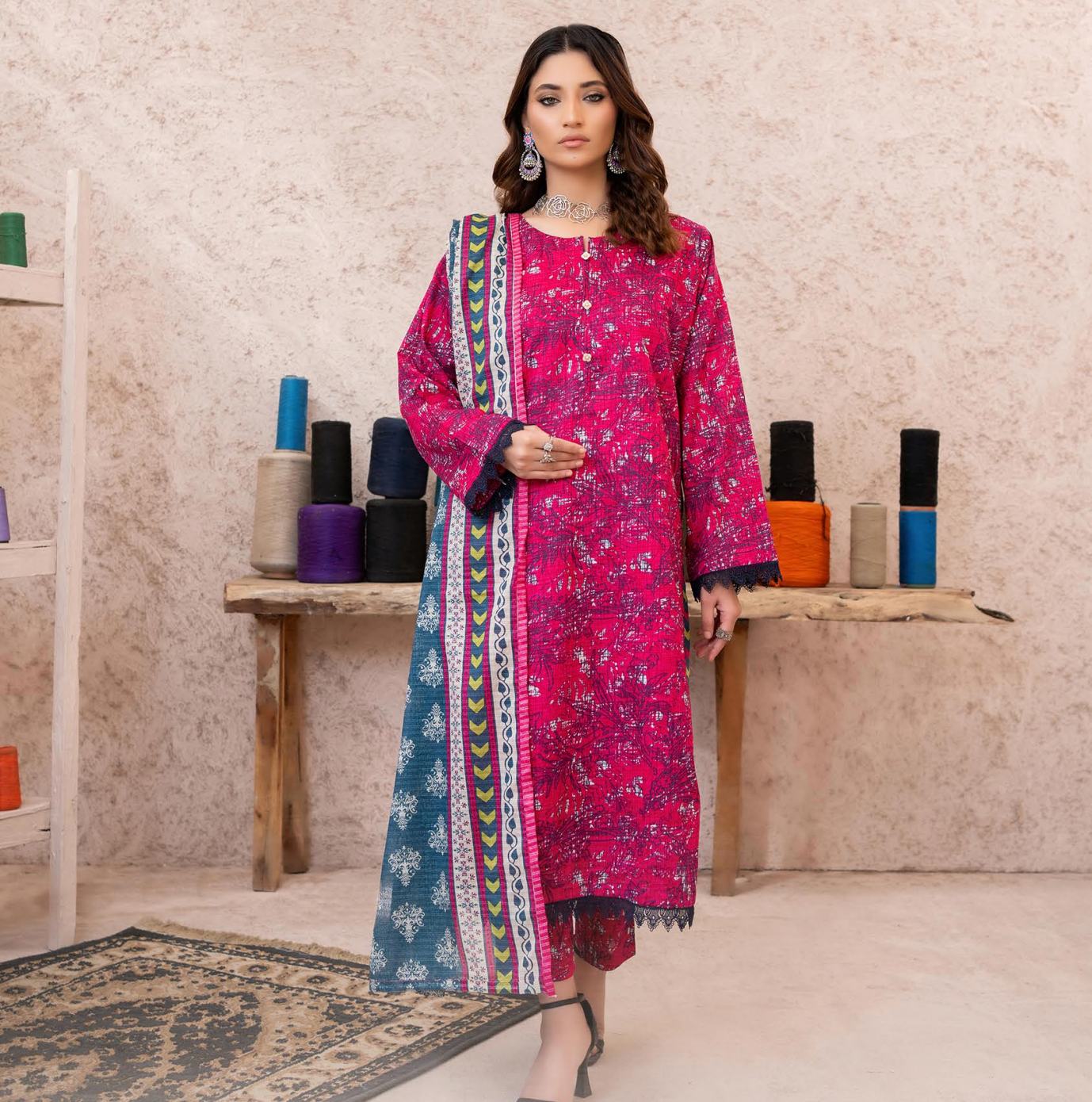 Printed Summer Lawn Drop 14 – 3