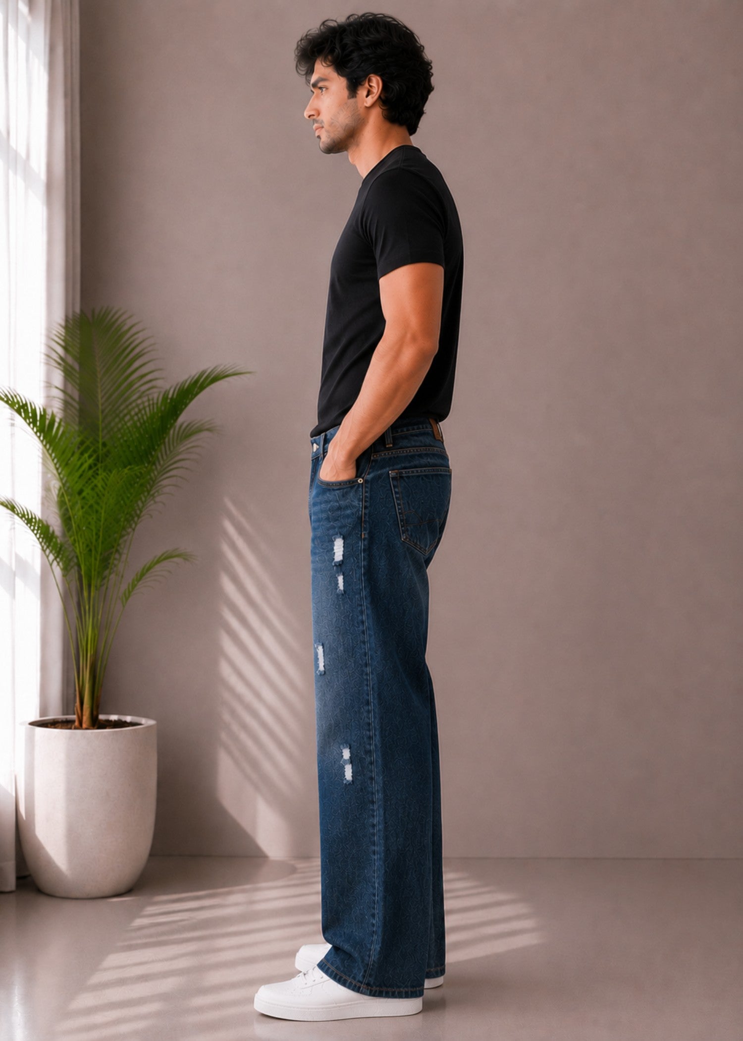 denim Jeans in Dark blue