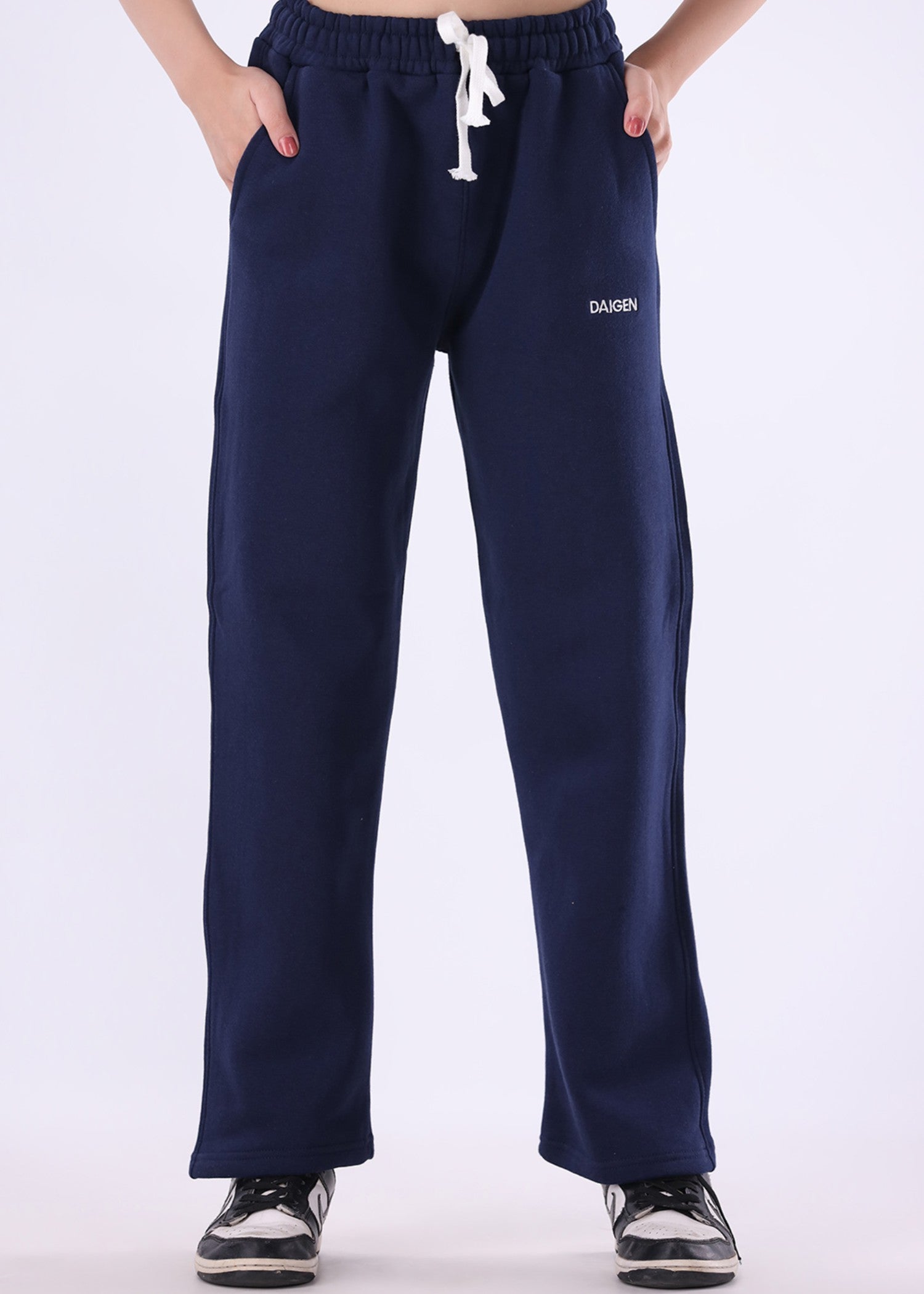 fleece Trousers in Midnight blue