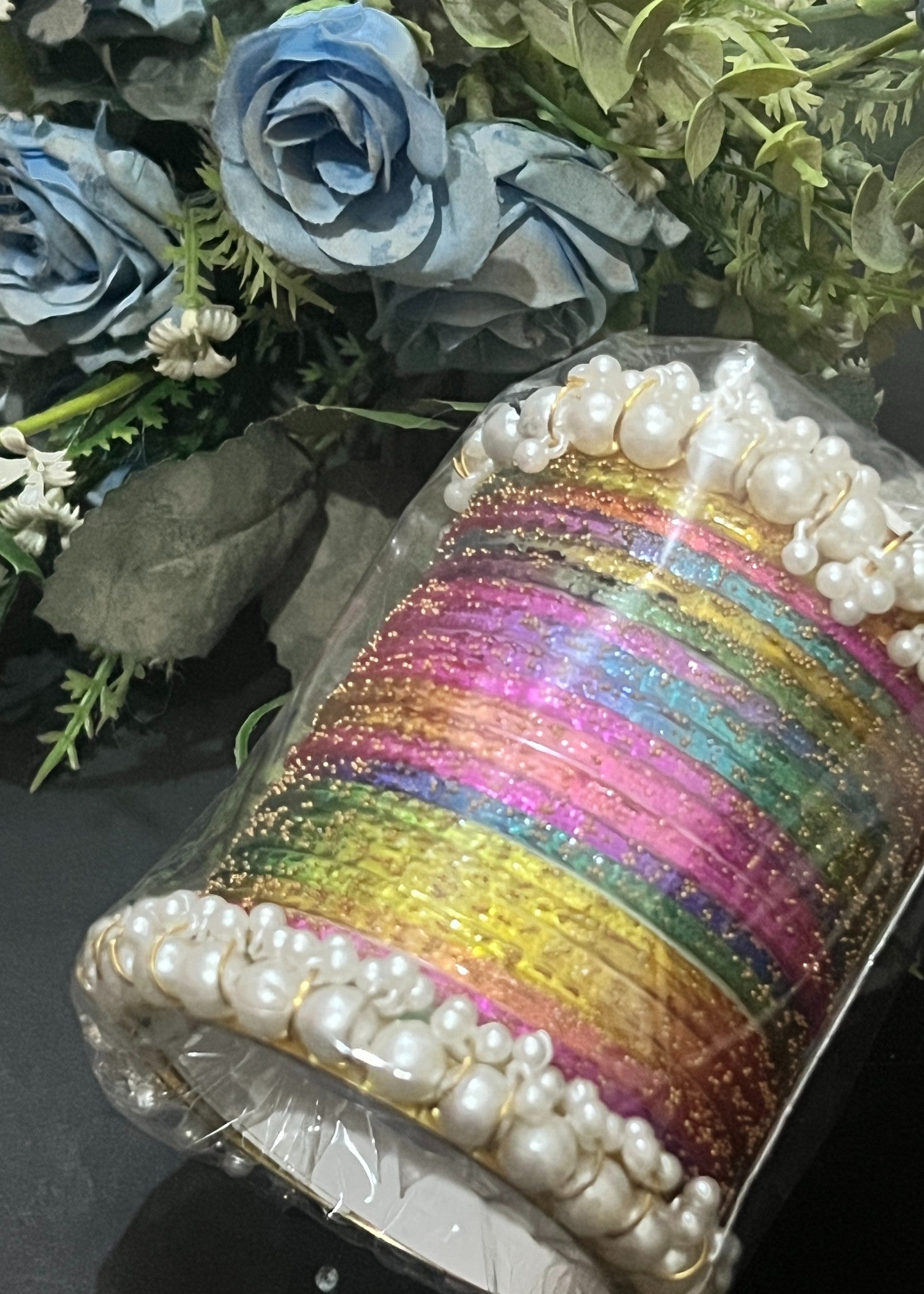 Bangles in Gold, multi Color by - Trendy Women Bangles PRR9423
