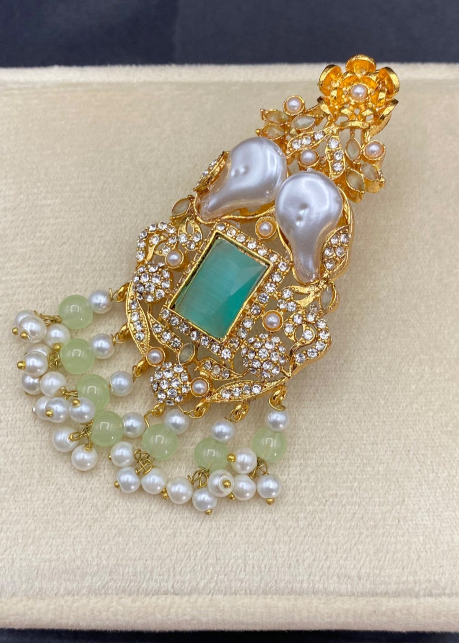 Earrings in Pistachio green Color by - Trendy Women Earrings WET2214