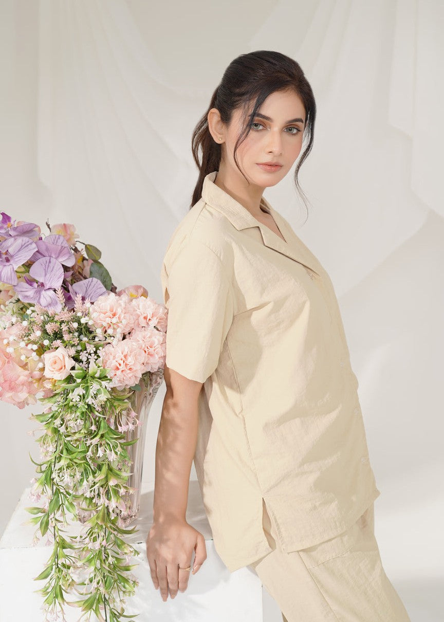 cotton Co Ord Sets in Cream