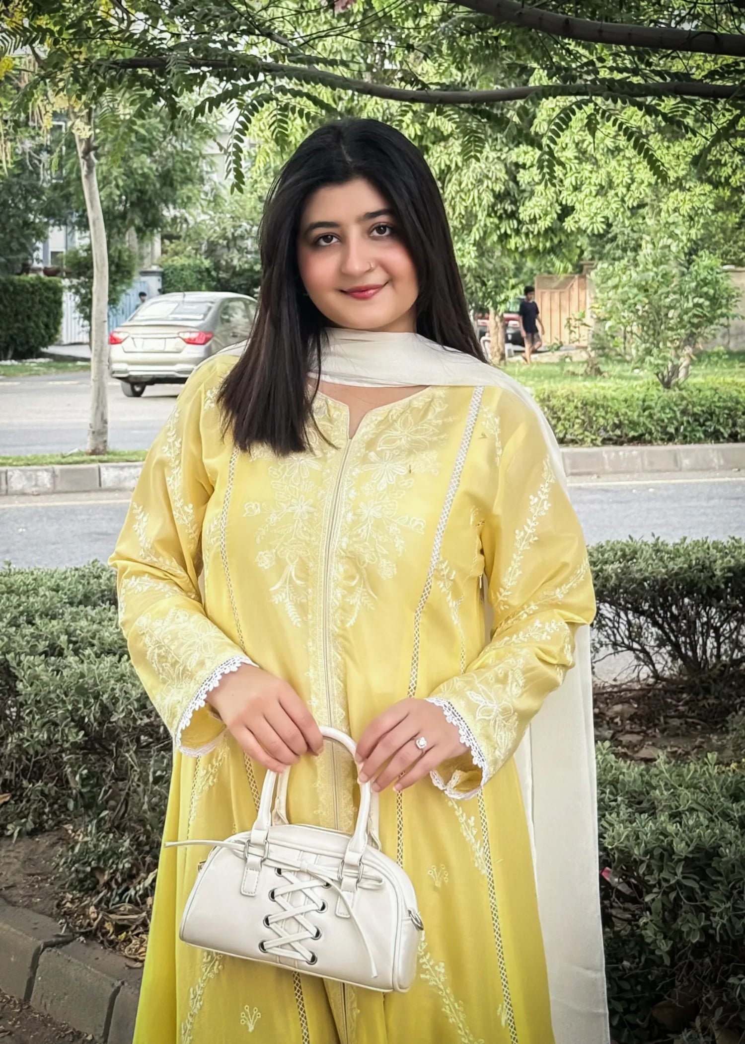 lawn Maxi in Yellow