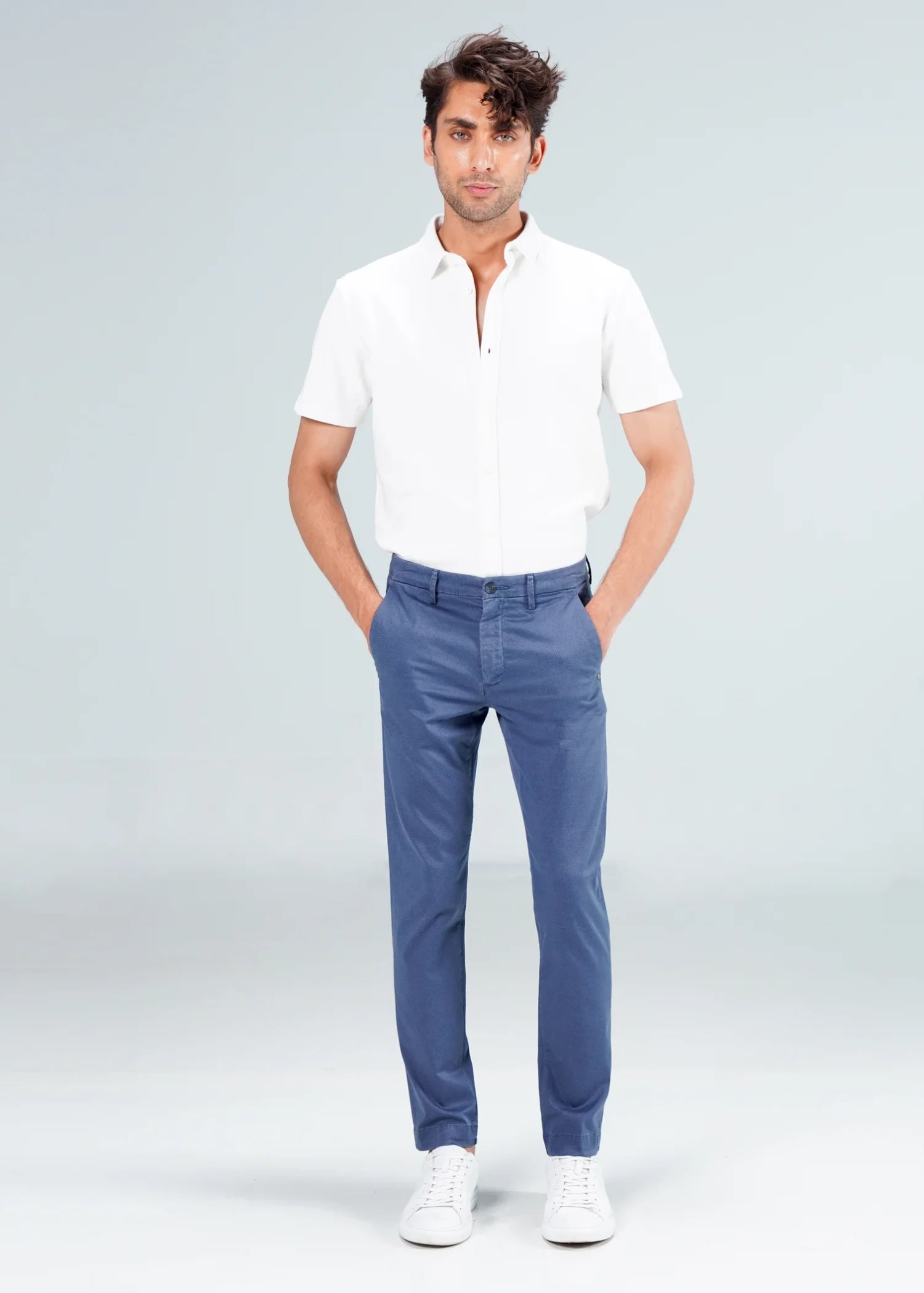 cotton Pants in Blue