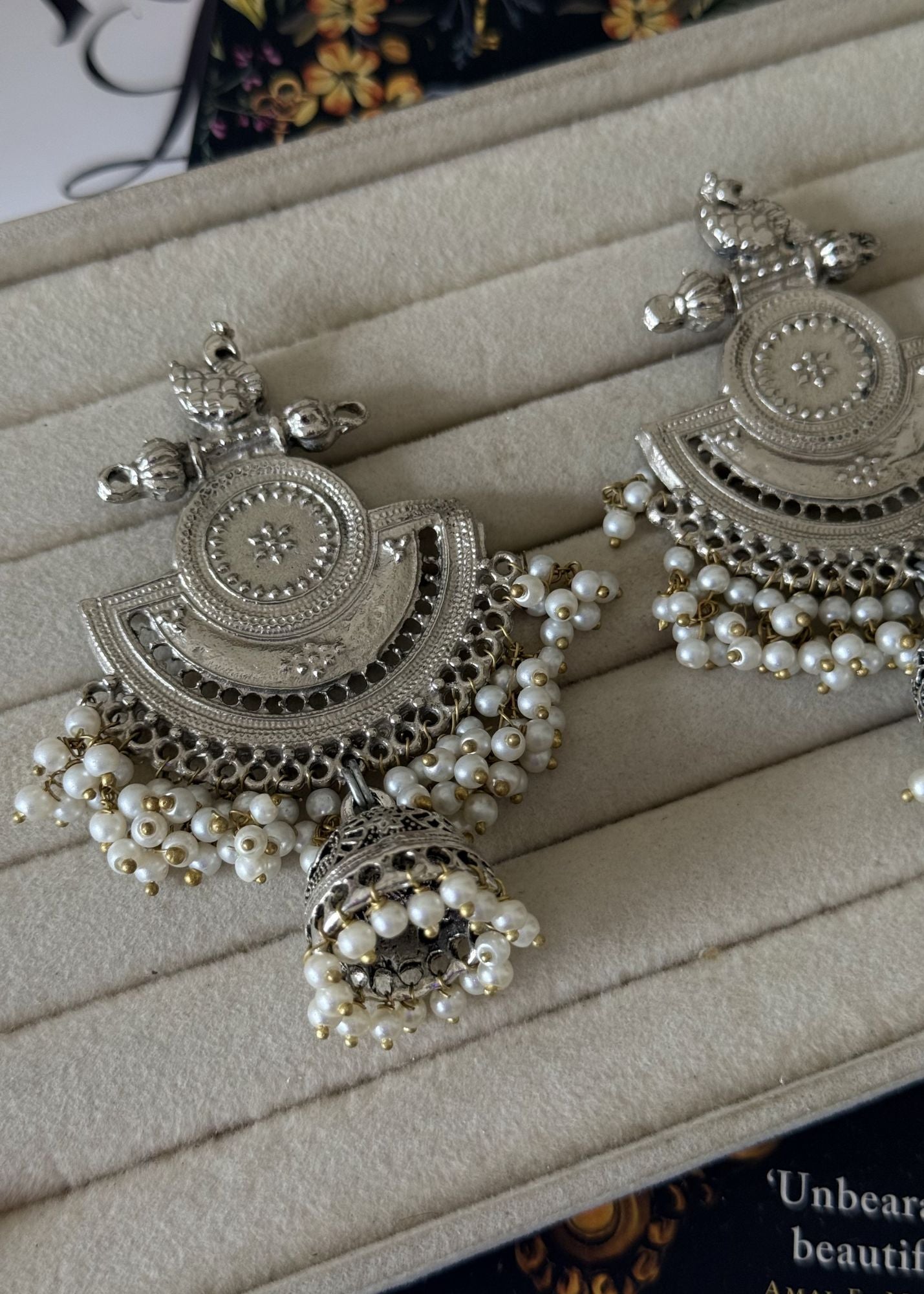 Earrings in Silver Color by - Trendy Women Earrings OIO4781