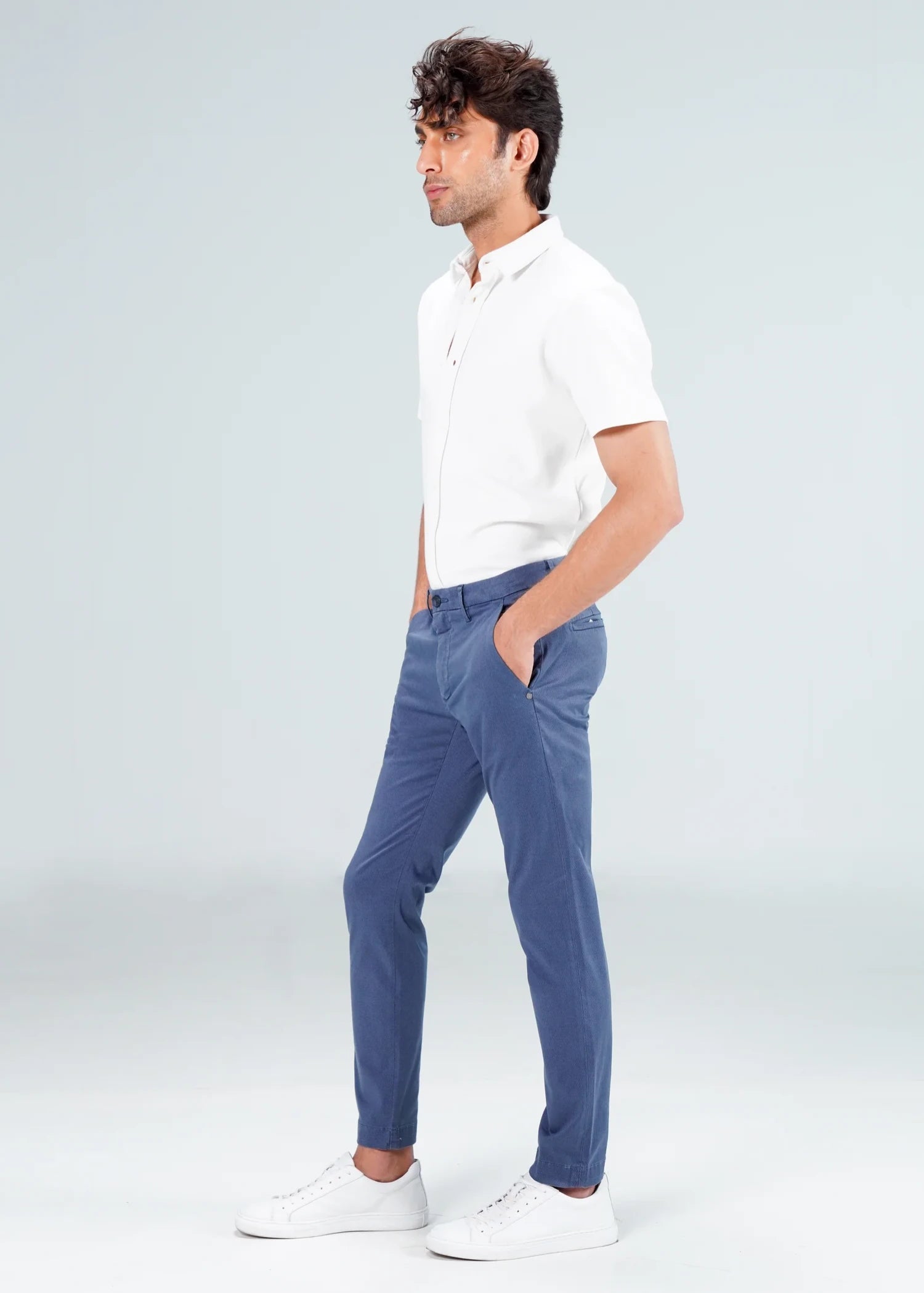 cotton Pants in Blue