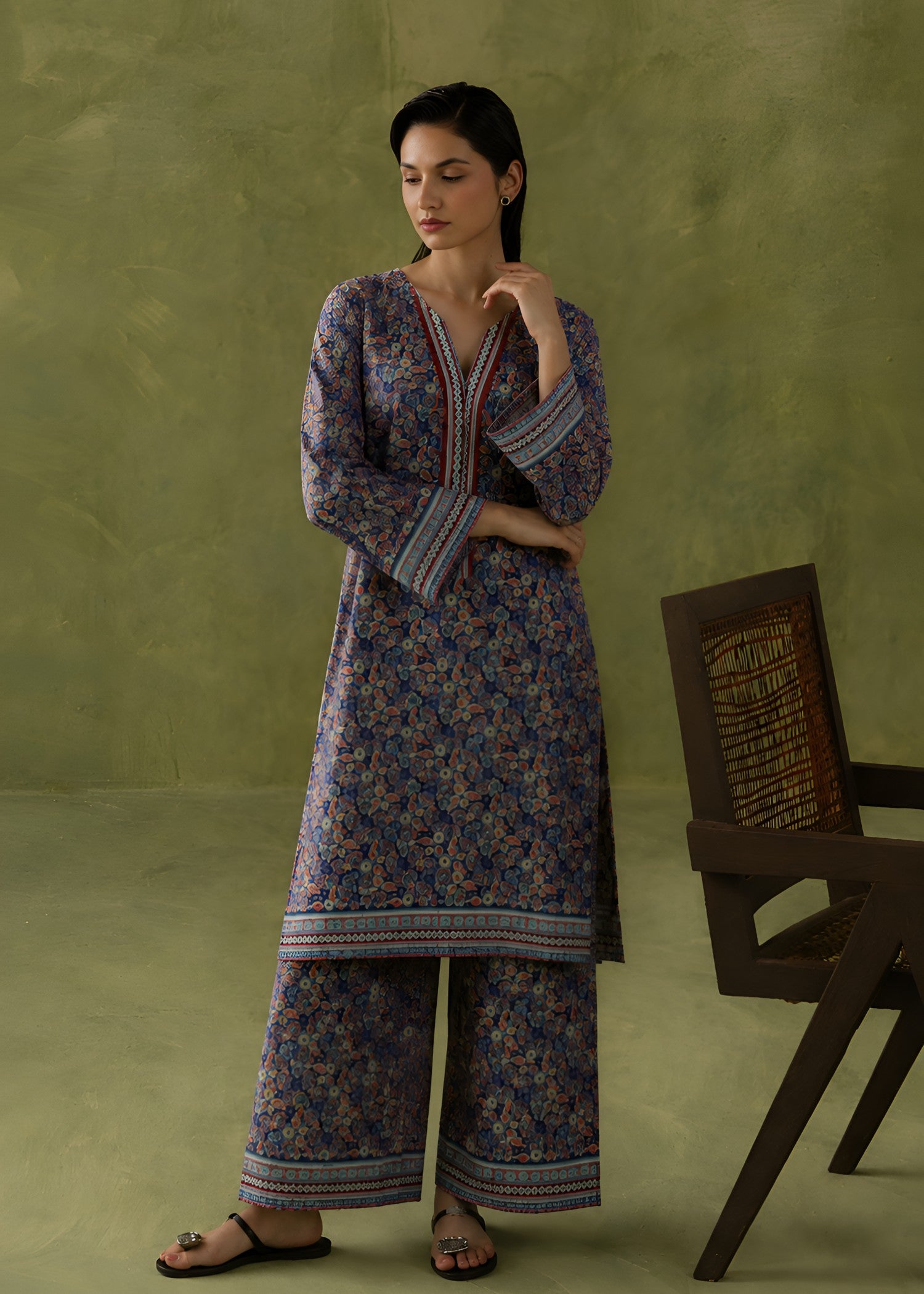 linen Co Ord Sets in Charcoal