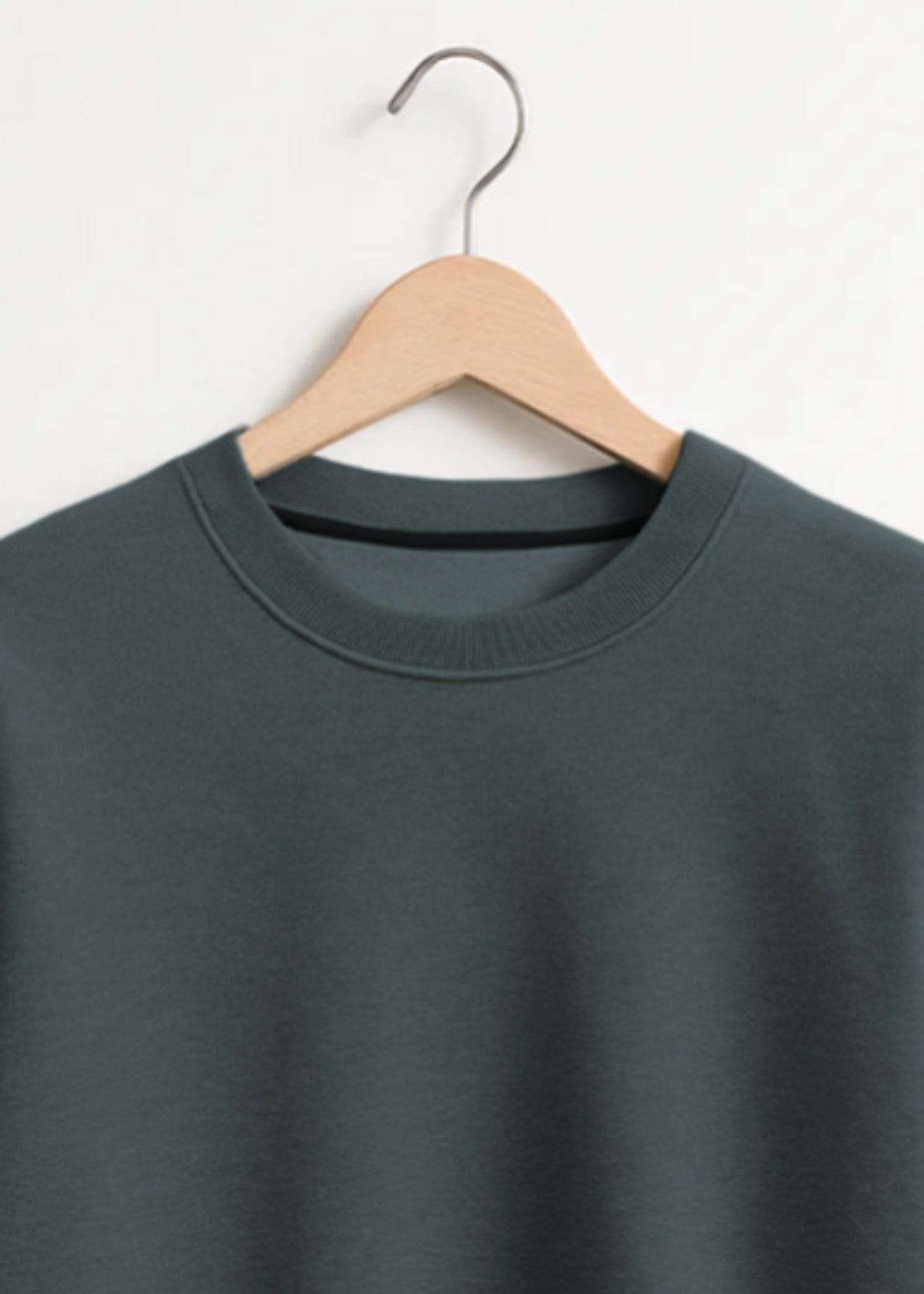 fleece Sweatshirt in Fern green
