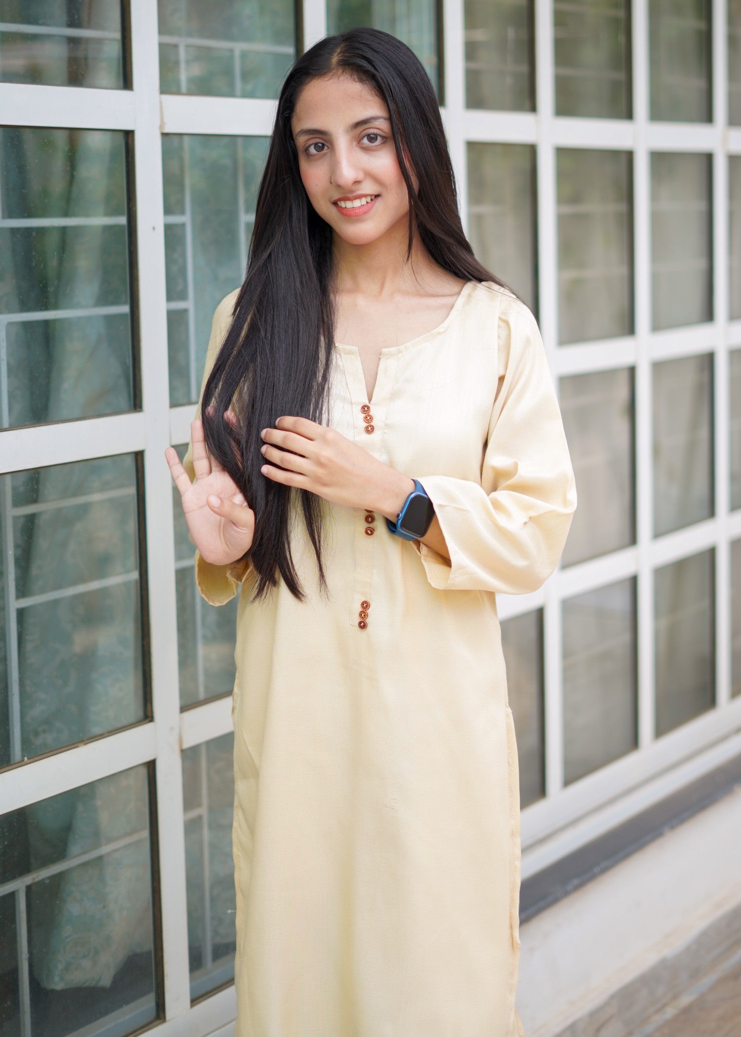 viscose raw silk Co Ord Sets in Cream