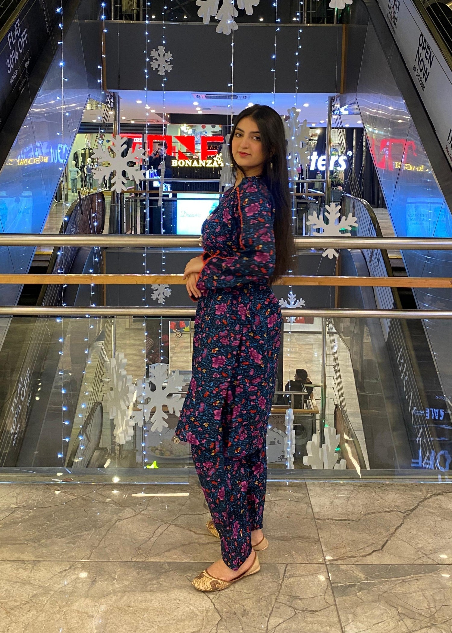 lawn Co Ord Sets in Navy blue