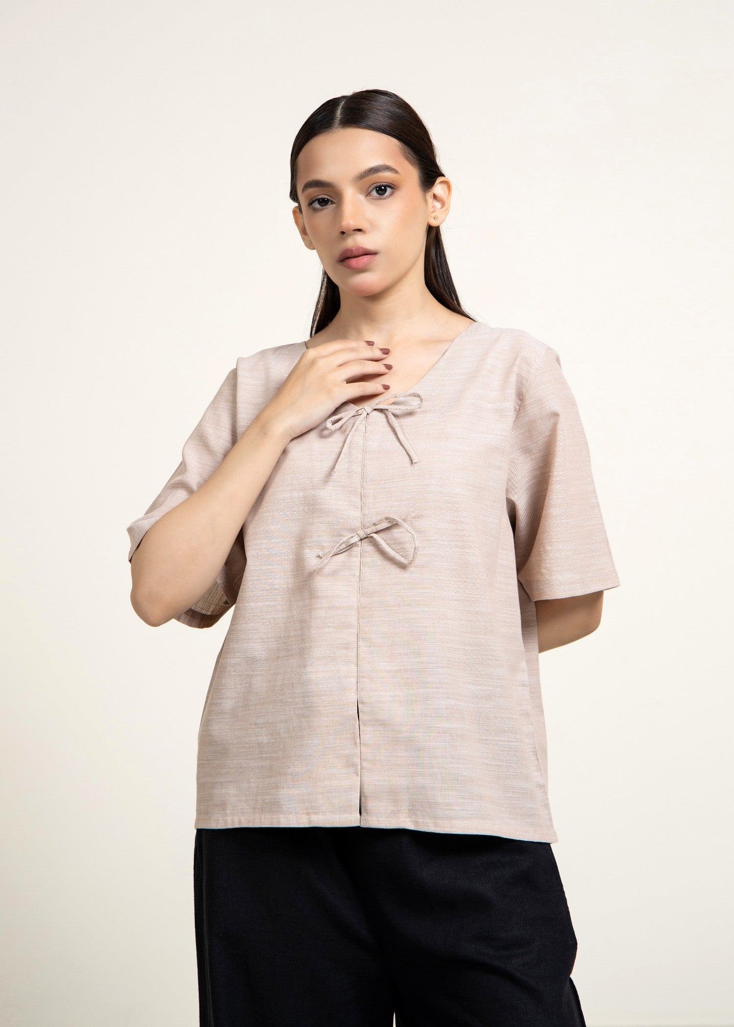 cotton Top in Tan brown
