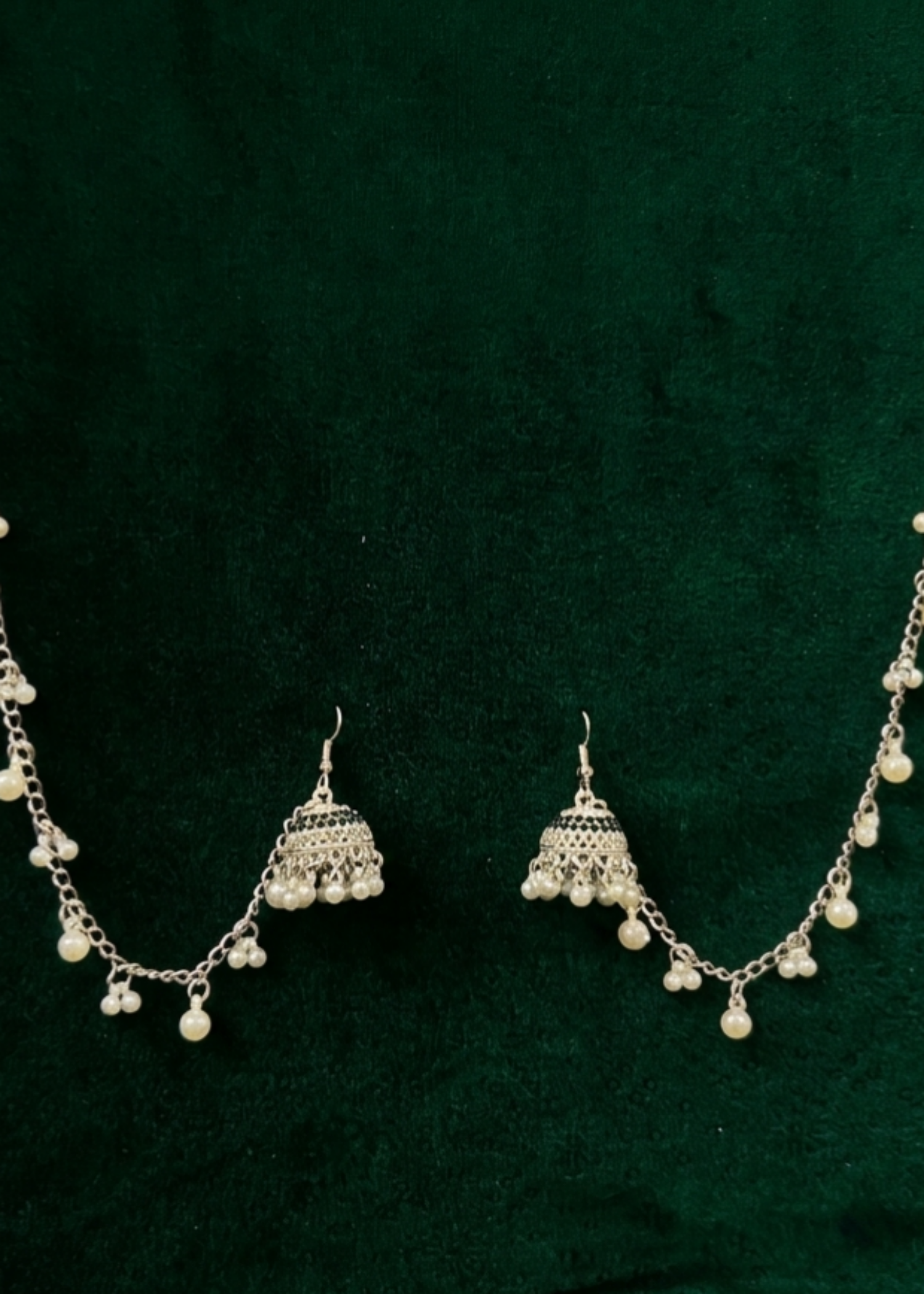 Earrings in Silver Color by - Trendy Women Earrings DEC7819