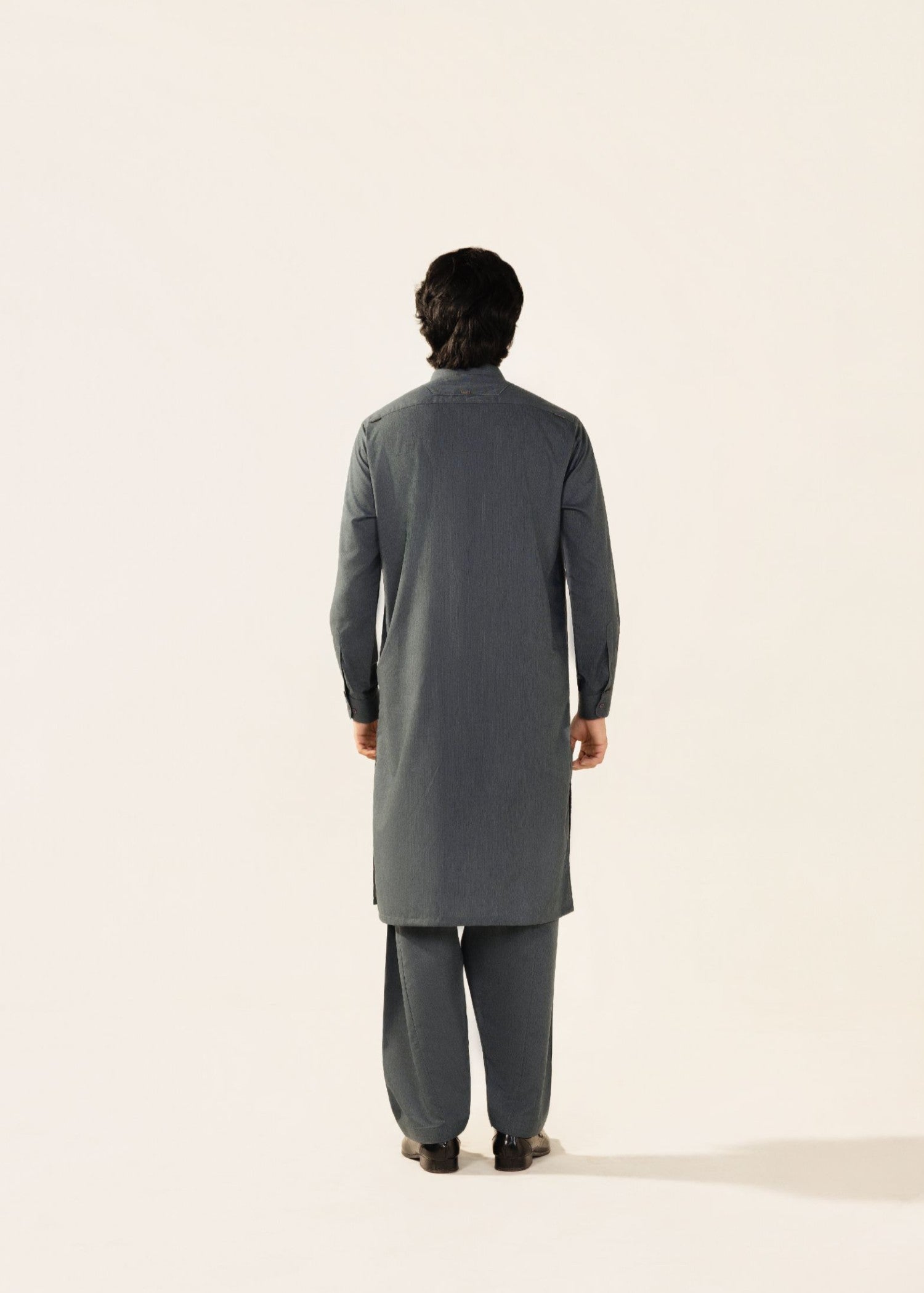wash & wear Shalwar Kameez in Grey by Istor House Of Premium Fabrics