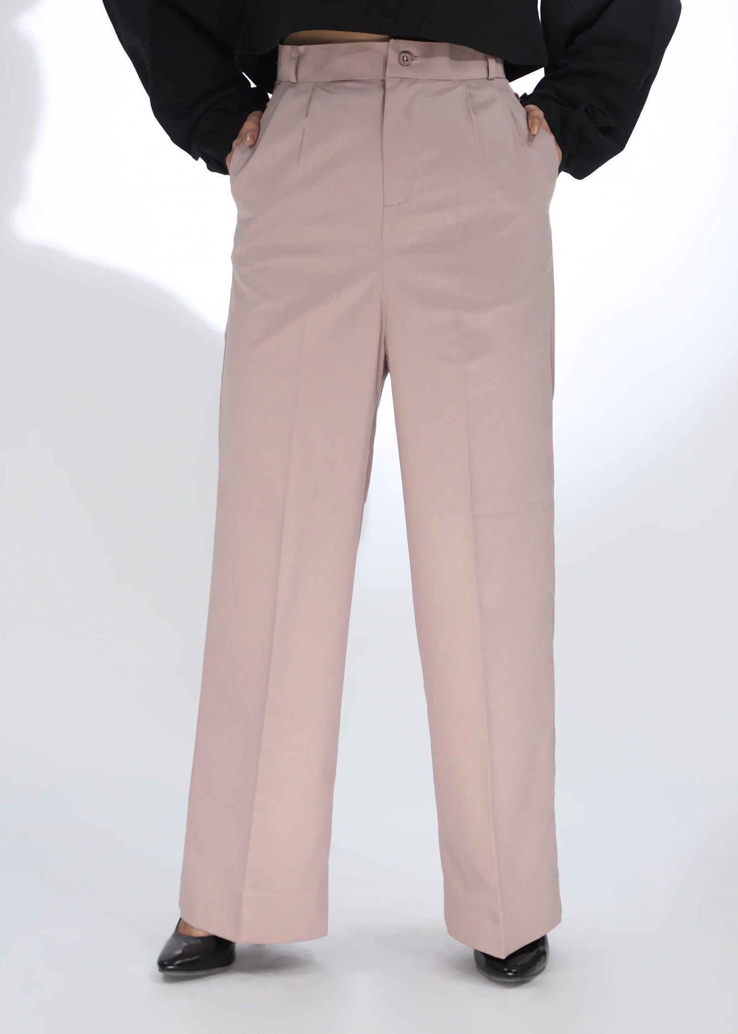 polycotton Pants in Pink