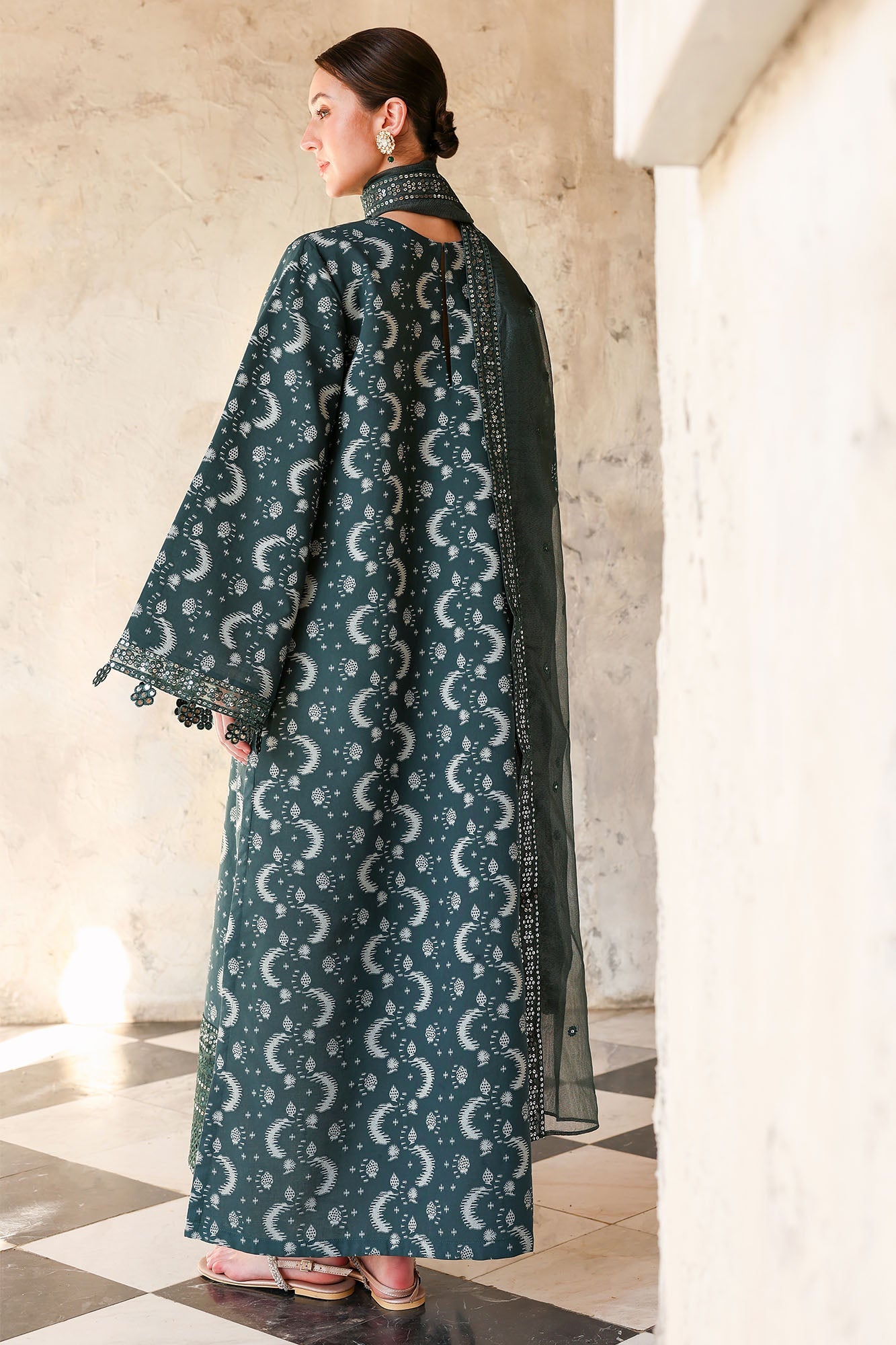 Eid Lawn Edit – Teal Spruce