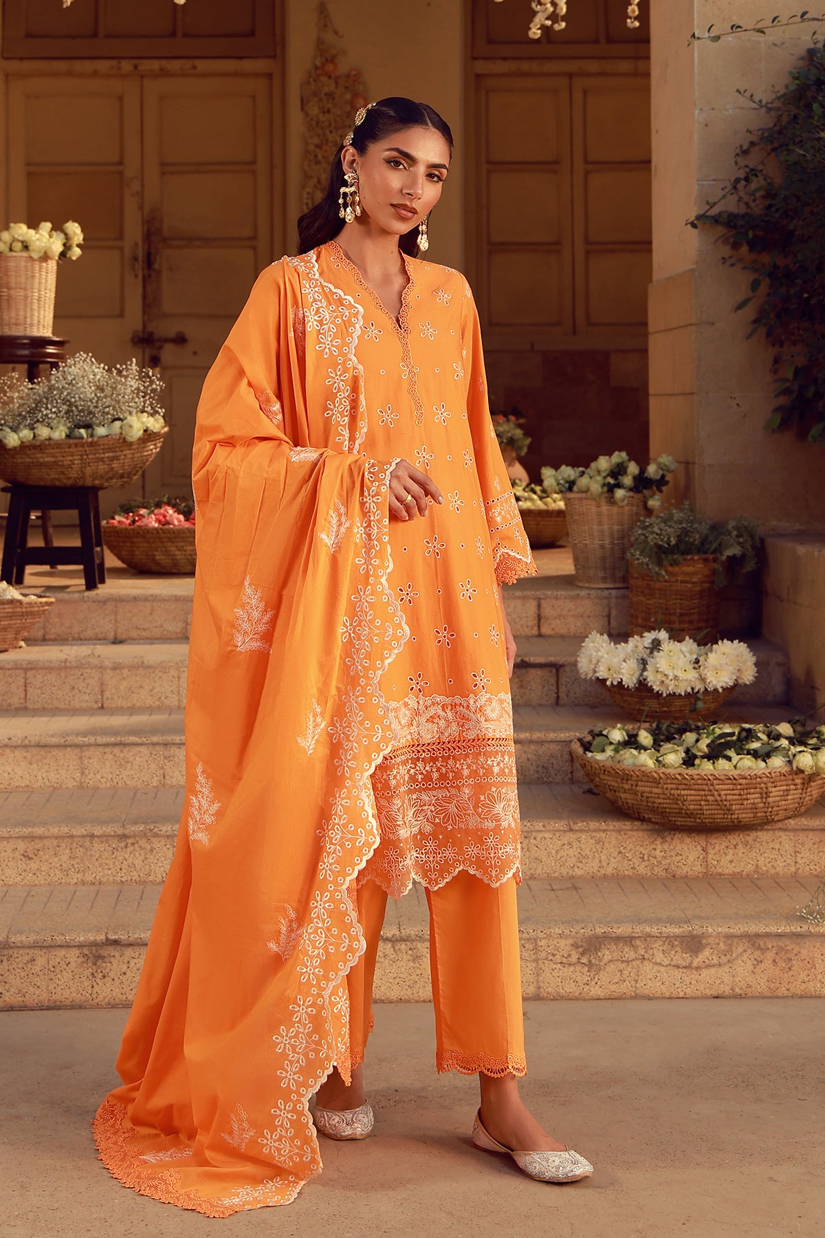 chiffon Unstitched in Amber