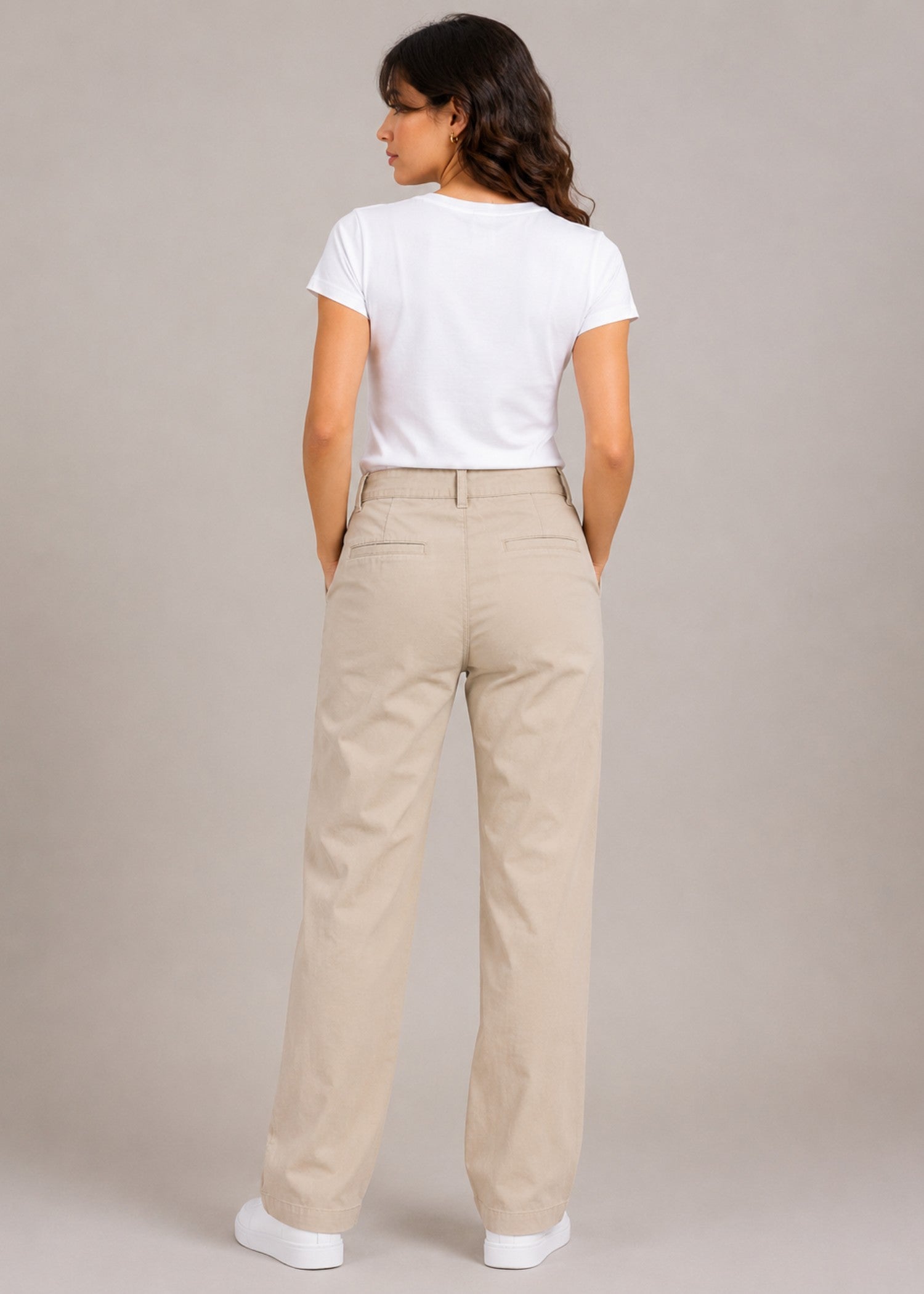 cotton Jeans in Antique white