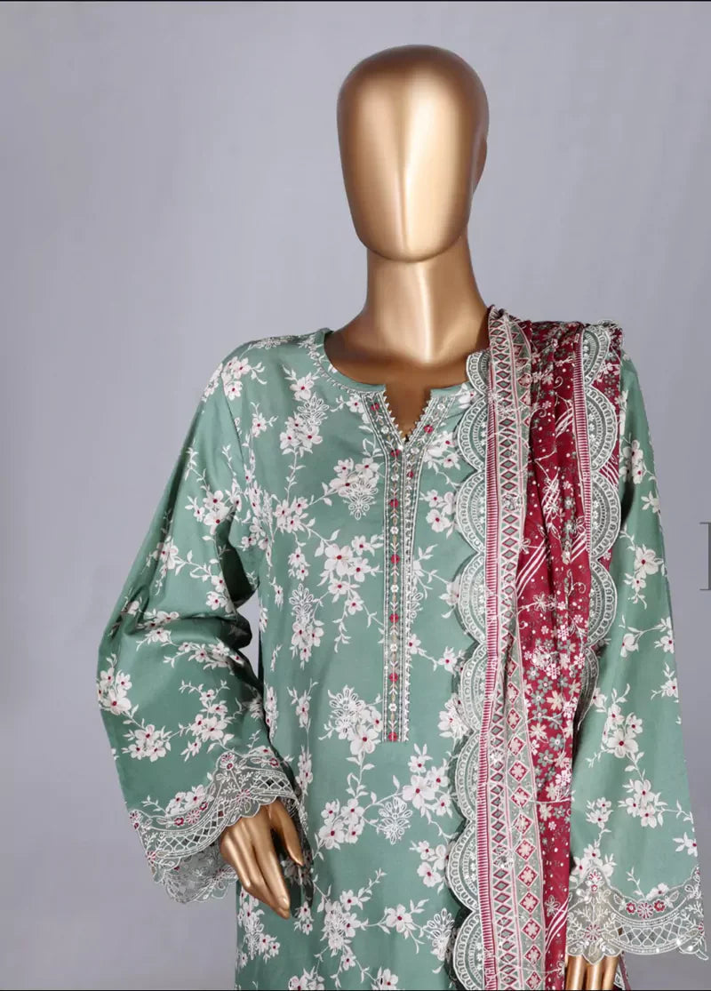 Stitched Lawn Suit – B-6
