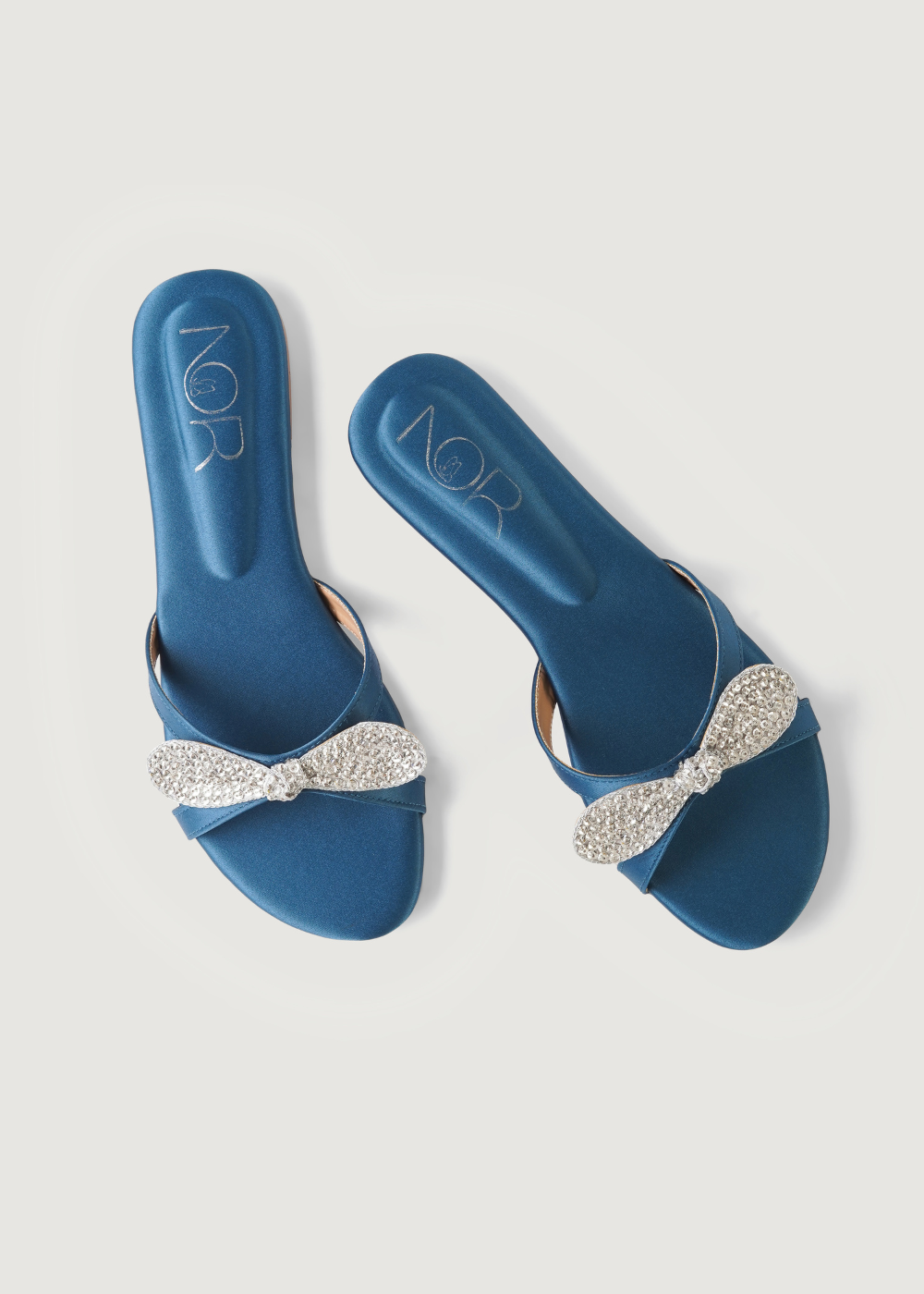 Slides in Teal by - High Quality Women Slides IUG4084