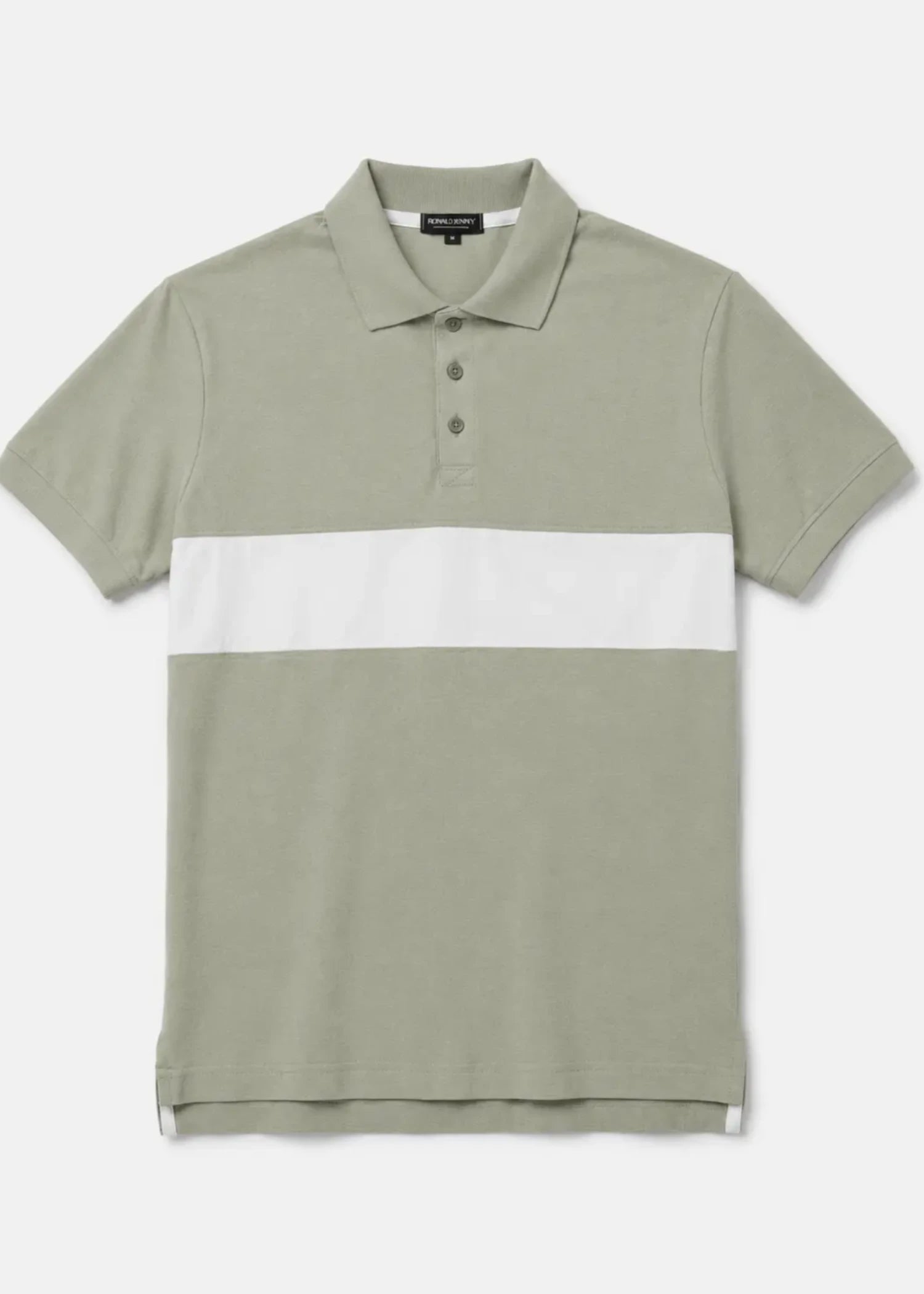 polycotton Polo Shirt in Sage green