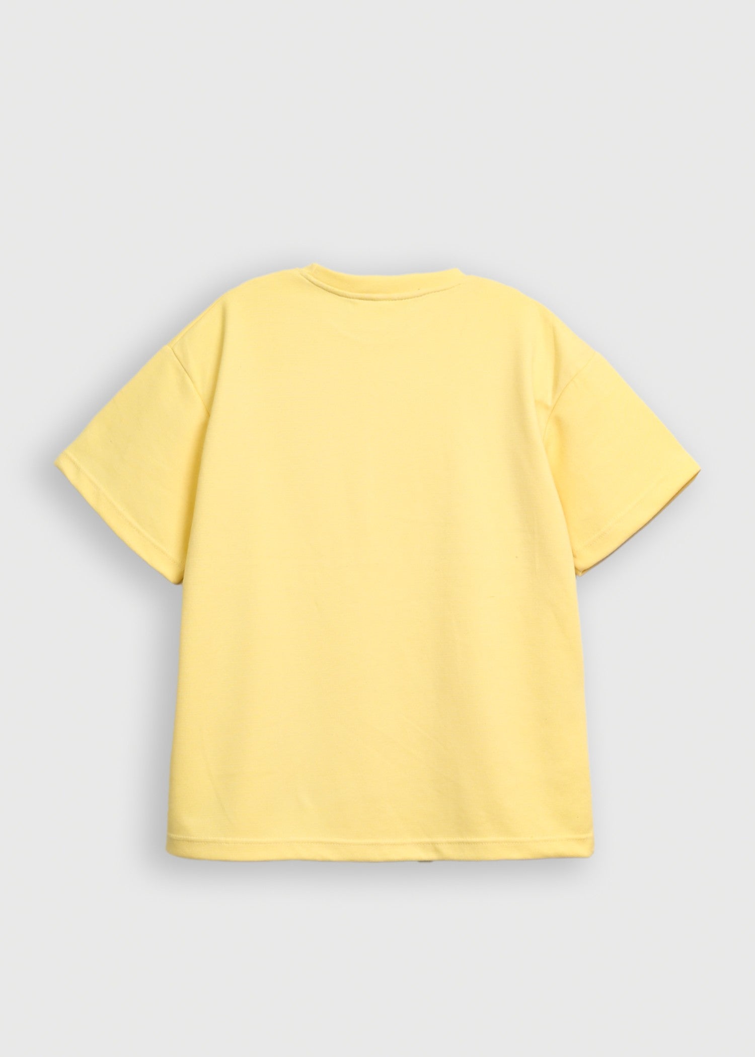 interlock knit T Shirt in Yellow