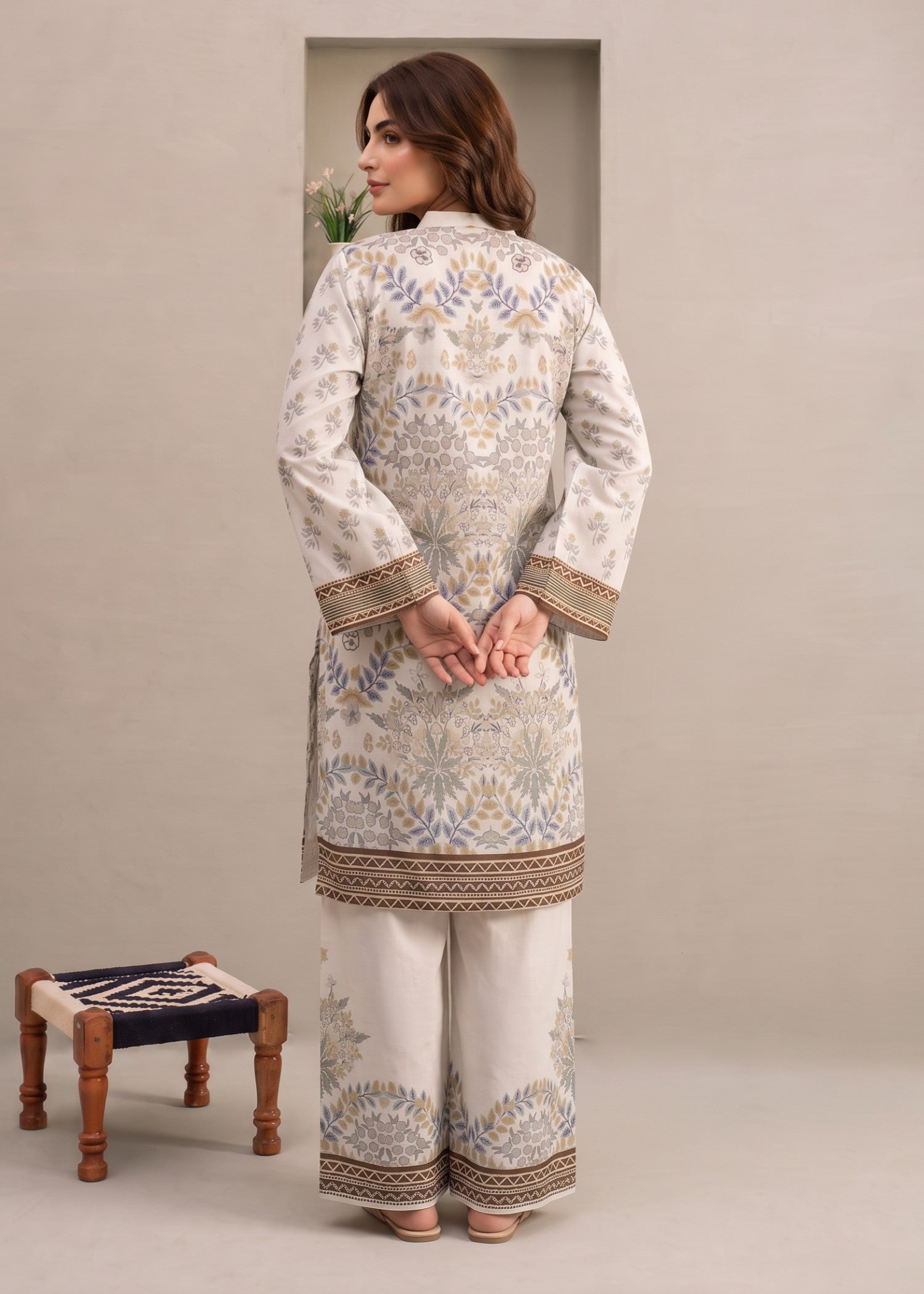 polyester crepe Co Ord Sets in Beige