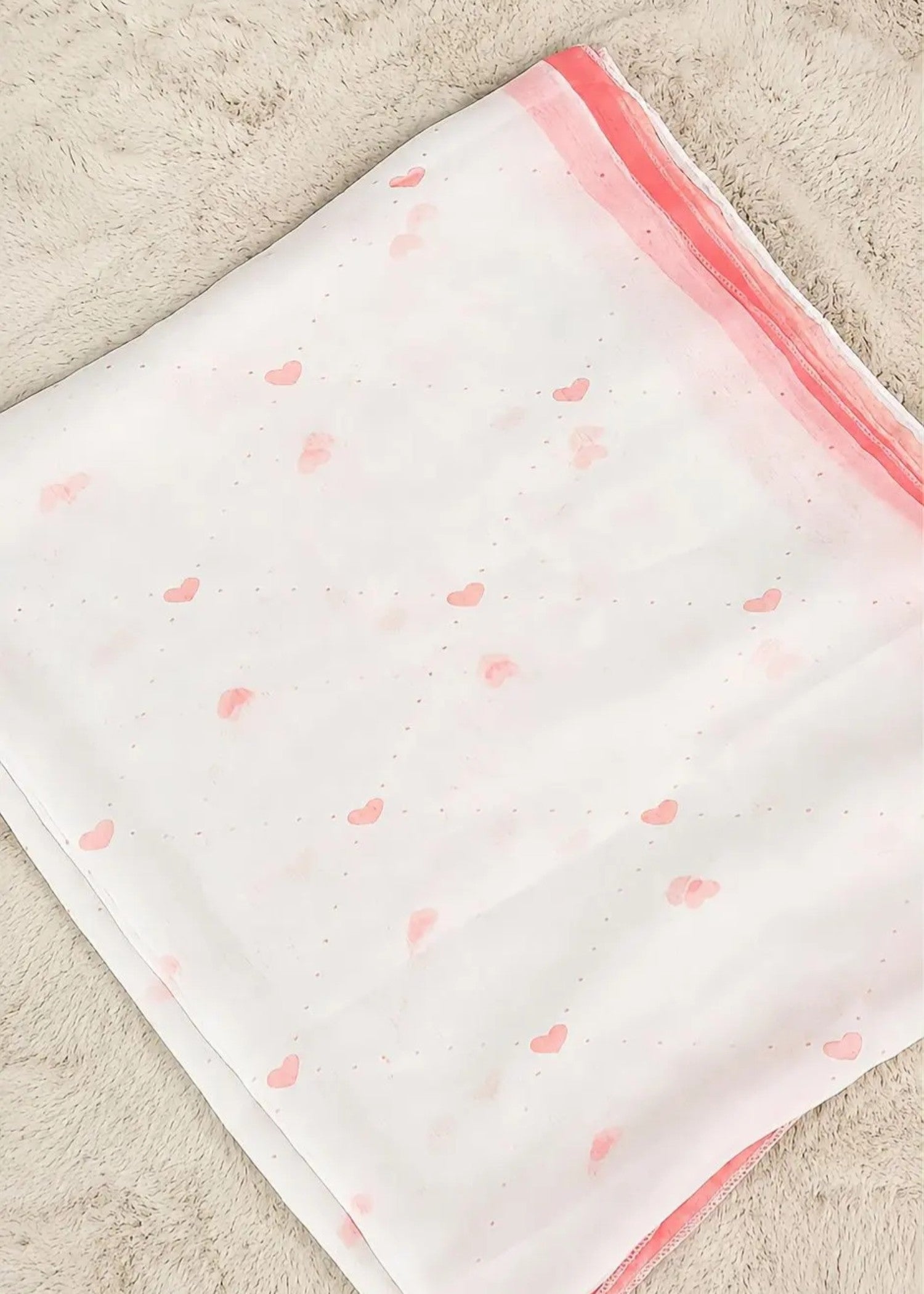 cotton Kurta Set in Coral pink