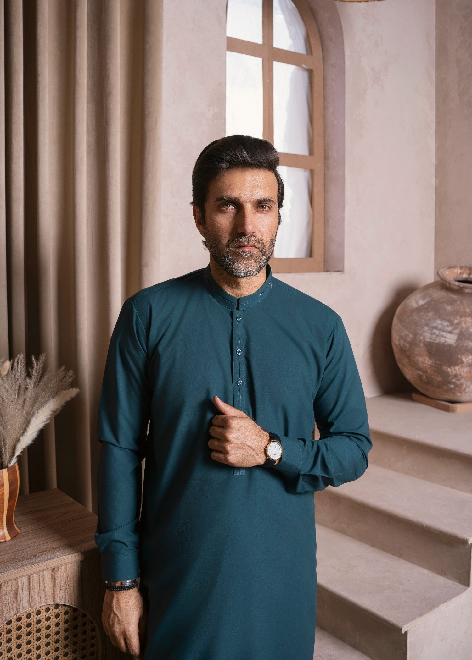 wash & wear Shalwar Kameez in Teal