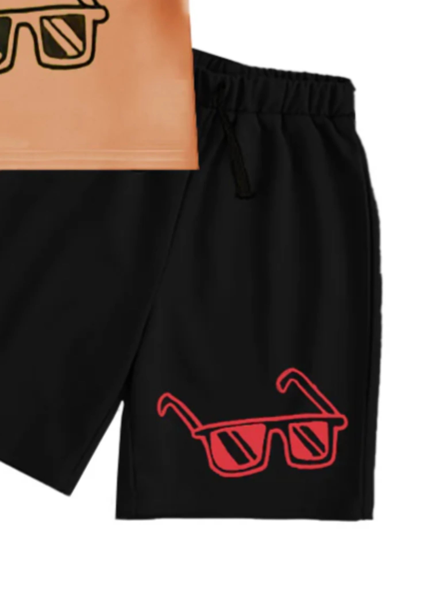 cotton Co ord Sets in Mustard, black
