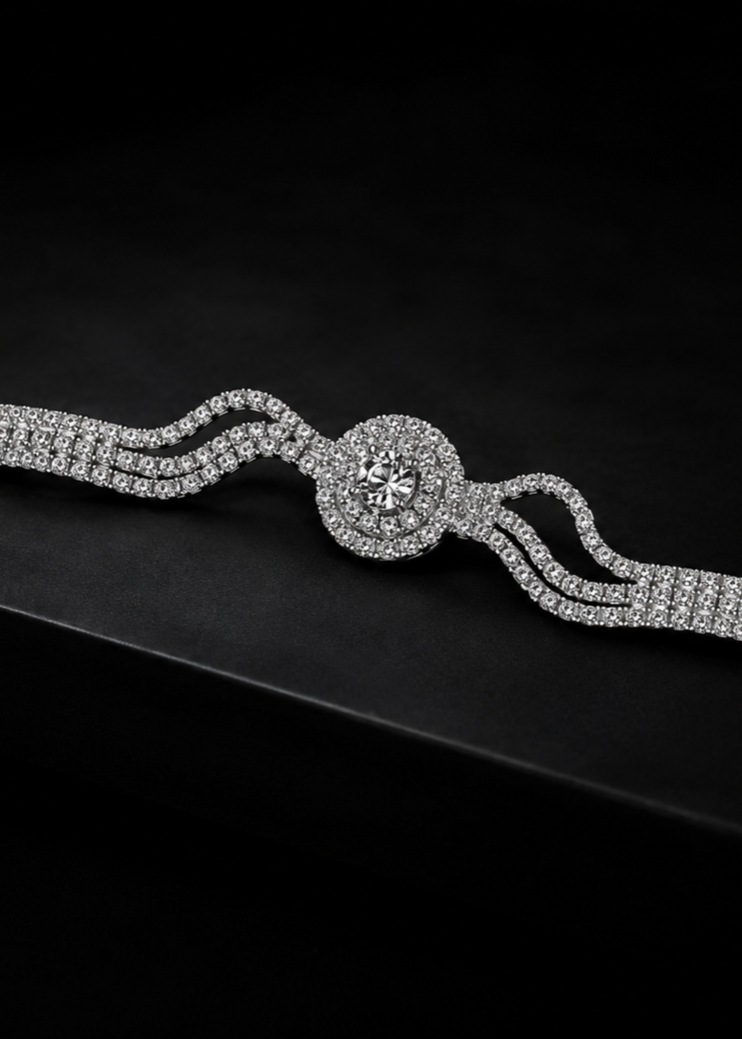 Bracelet in Silver Color by - Trendy Women Bracelet UCE6696