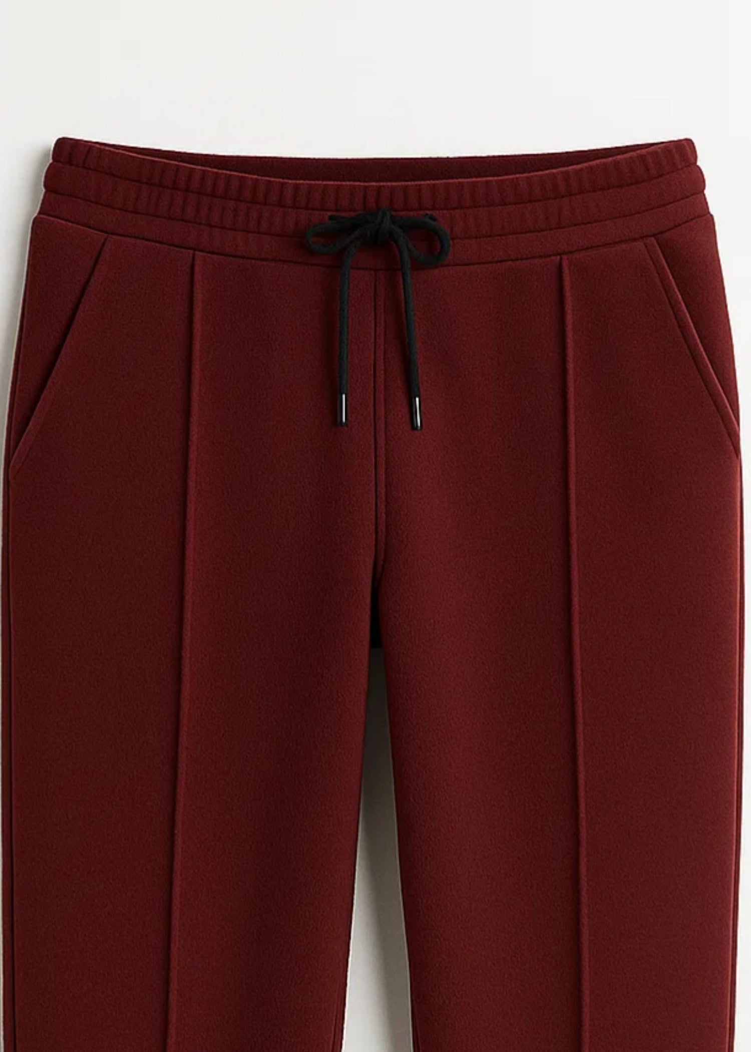 fleece Trousers in Maroon