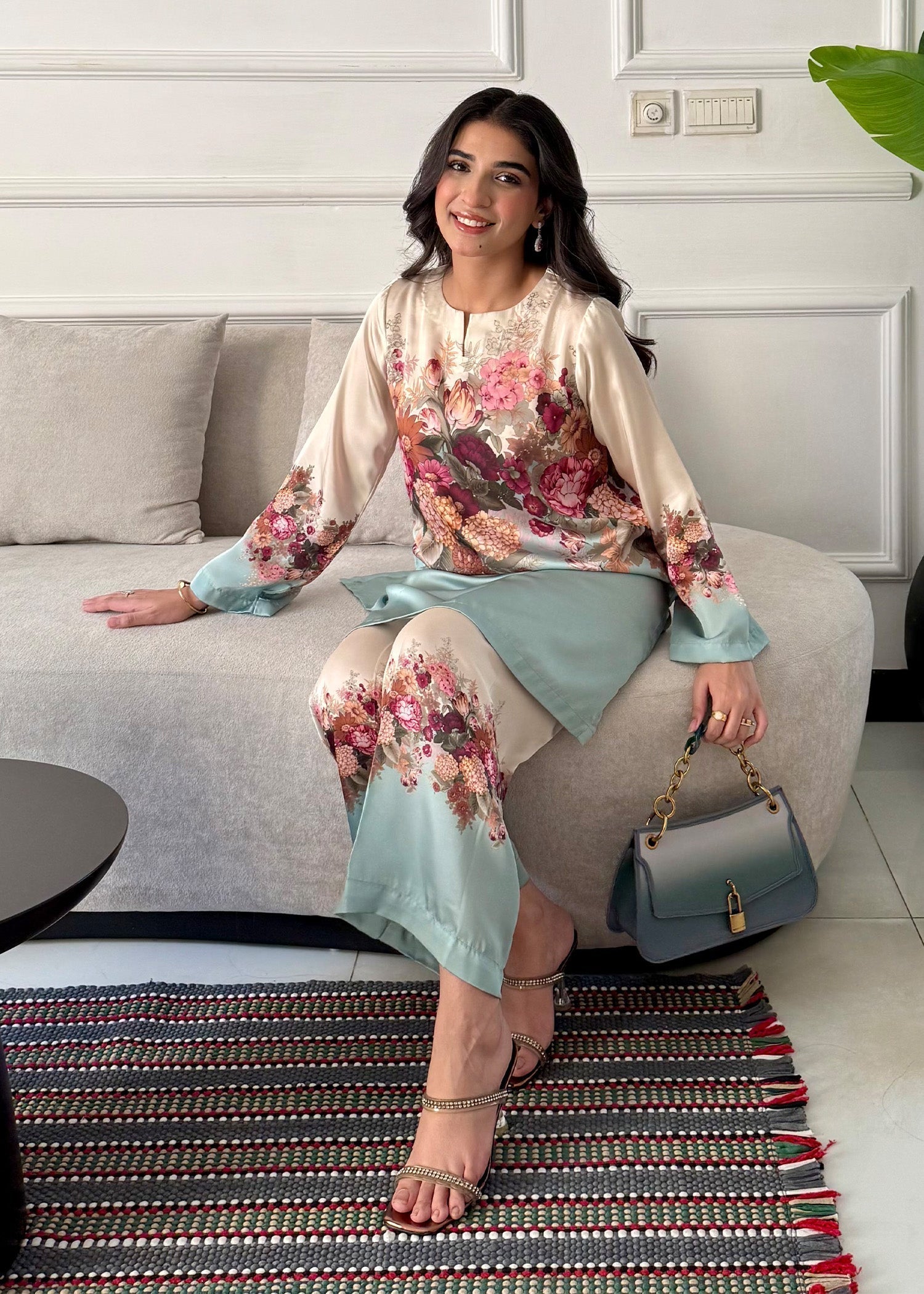 satin silk Co Ord Sets in Multi