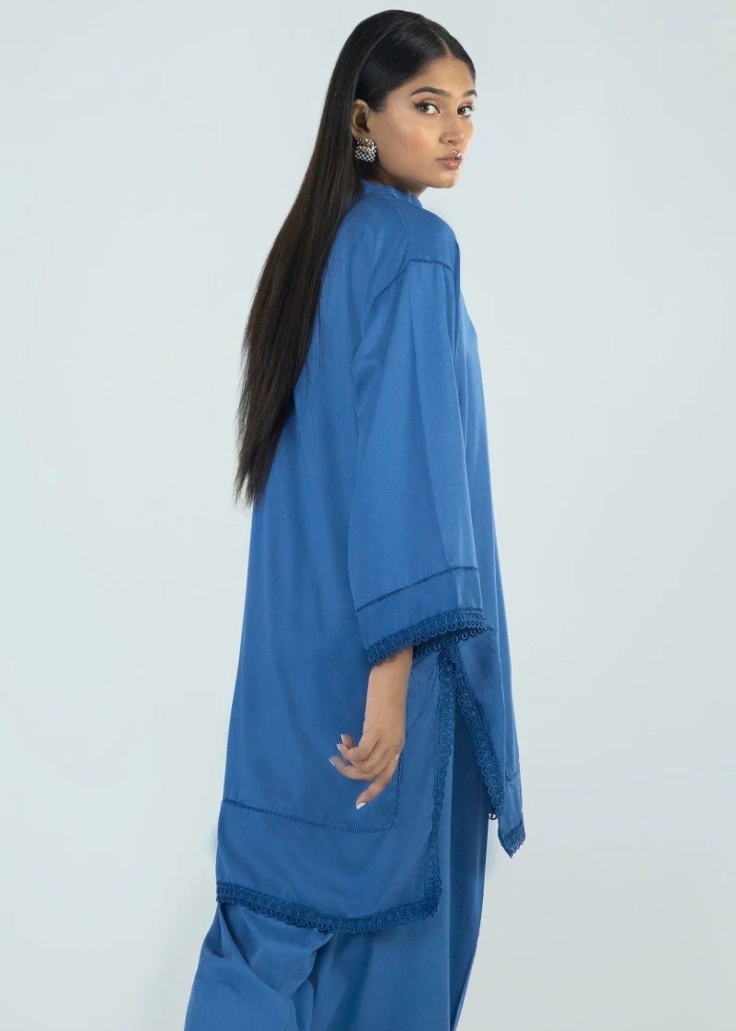 cotton Kurti in Blue