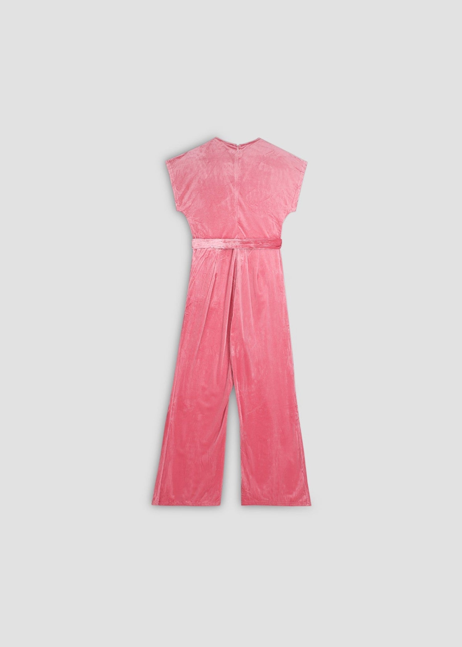 velvet Jumpsuit in Blush