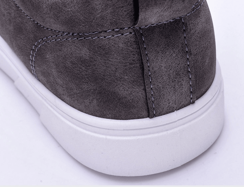 2021 autumn and winter new men's shoes suede shoes low to help students shoes sports shoes plus cotton plus velvet
