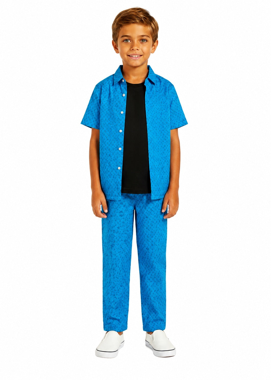 cotton Co ord Sets in Royal blue