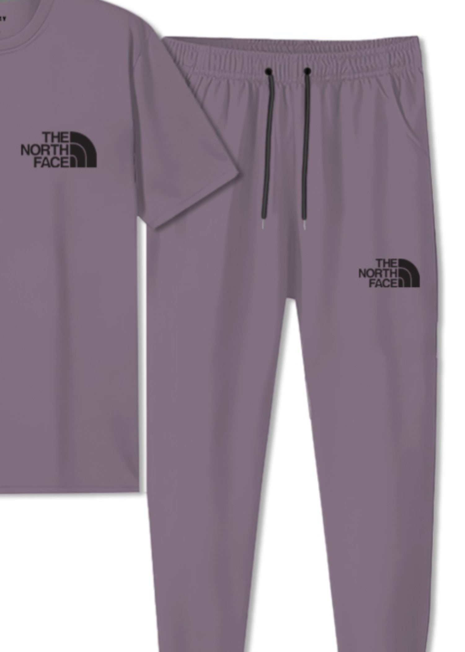 cotton jersey Tracksuit in Mauve